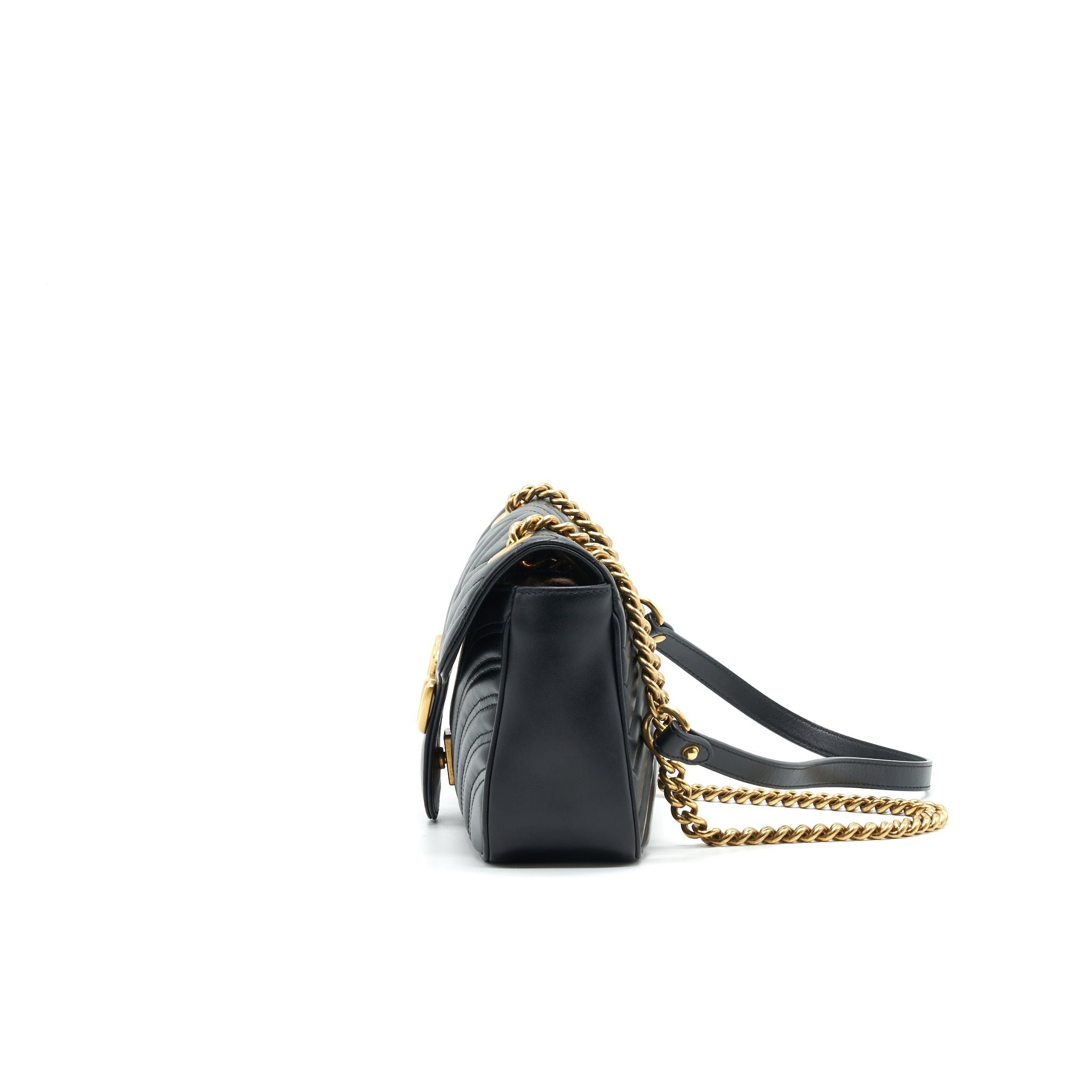GUCCI GG MARMONT SMALL SHOULDER BAG BLACK - Image 4