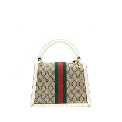 Alternative view of GUCCI QUEEN MARGRATE TOP HANDLE BAG GG SUPREME COATED CANVAS