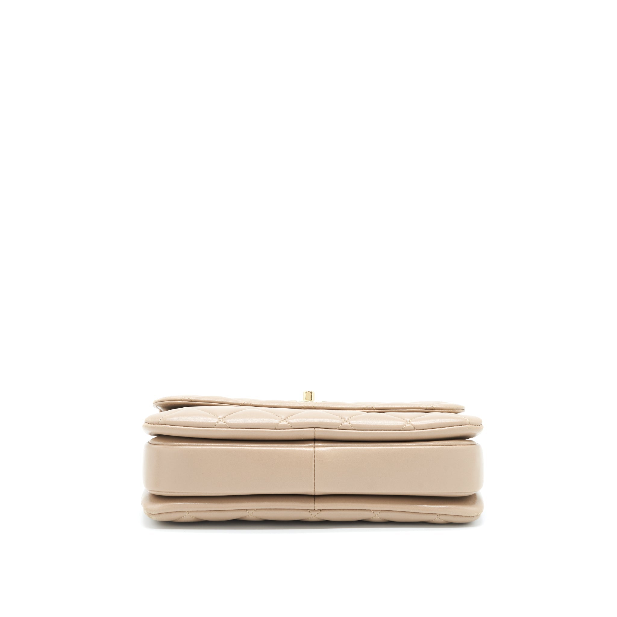 CHANEL TRENDY CC FLAP BAG LAMBSKIN BEIGE LGHW - Image 5