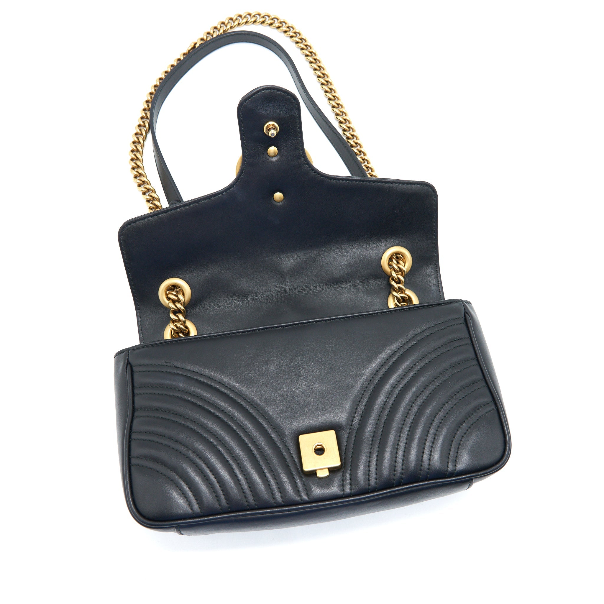 GUCCI GG MARMONT SMALL SHOULDER BAG BLACK - Image 8