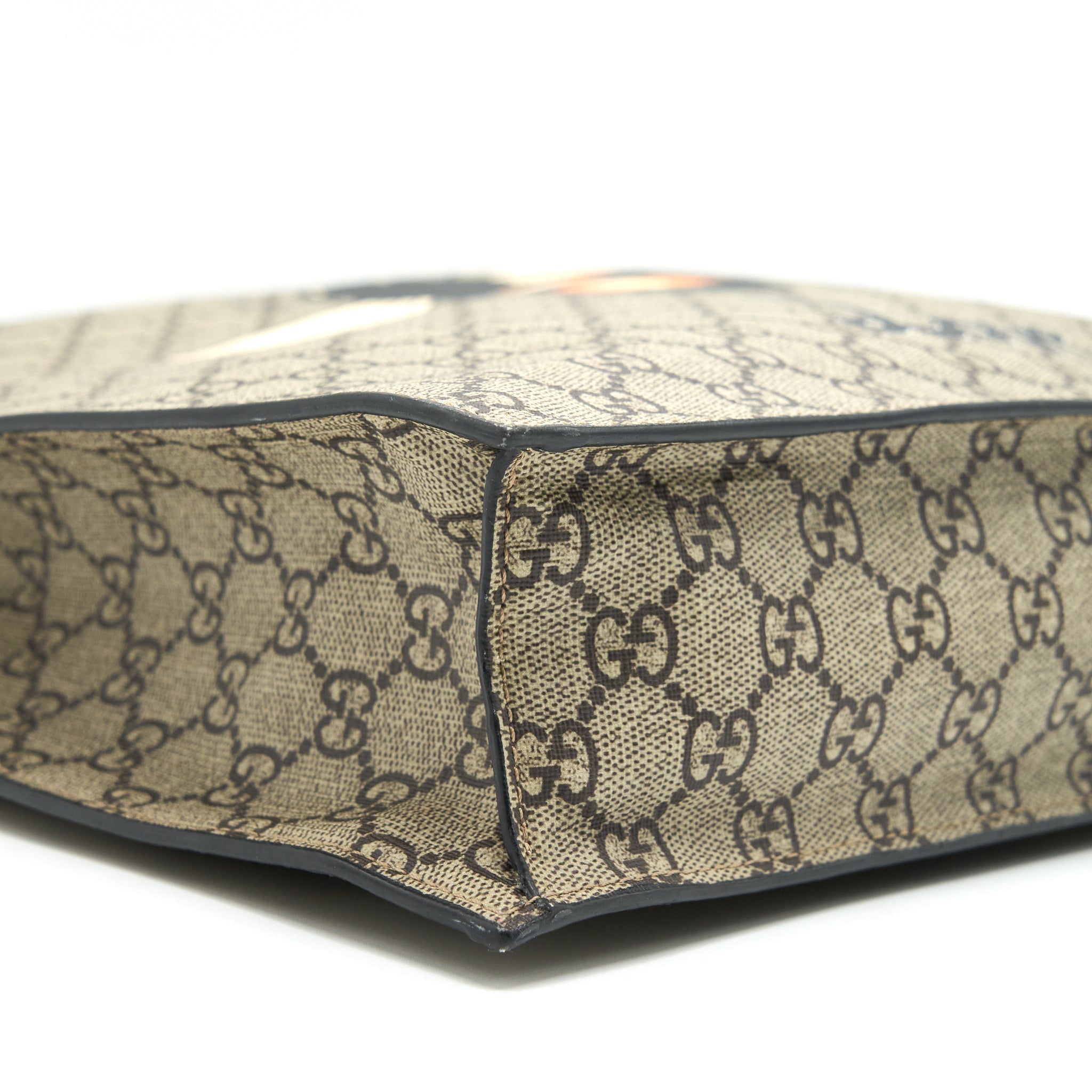 GUCCI SUPREME CANVAS WITH BEE TOTE BAG - Image 8