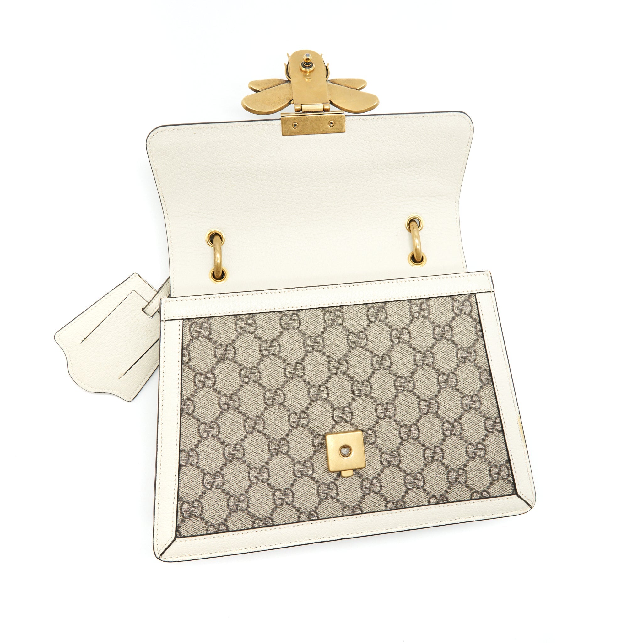 GUCCI QUEEN MARGRATE TOP HANDLE BAG GG SUPREME COATED CANVAS - Image 7