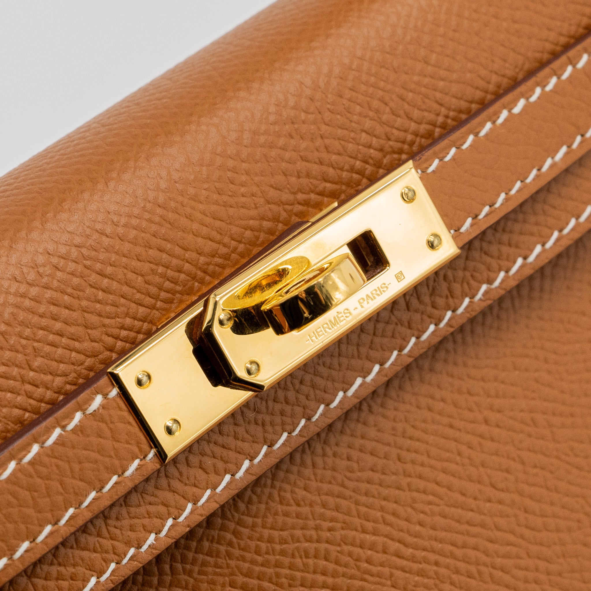 HERMES MINI KELLY EPSOM GOLD GHW - Image 10