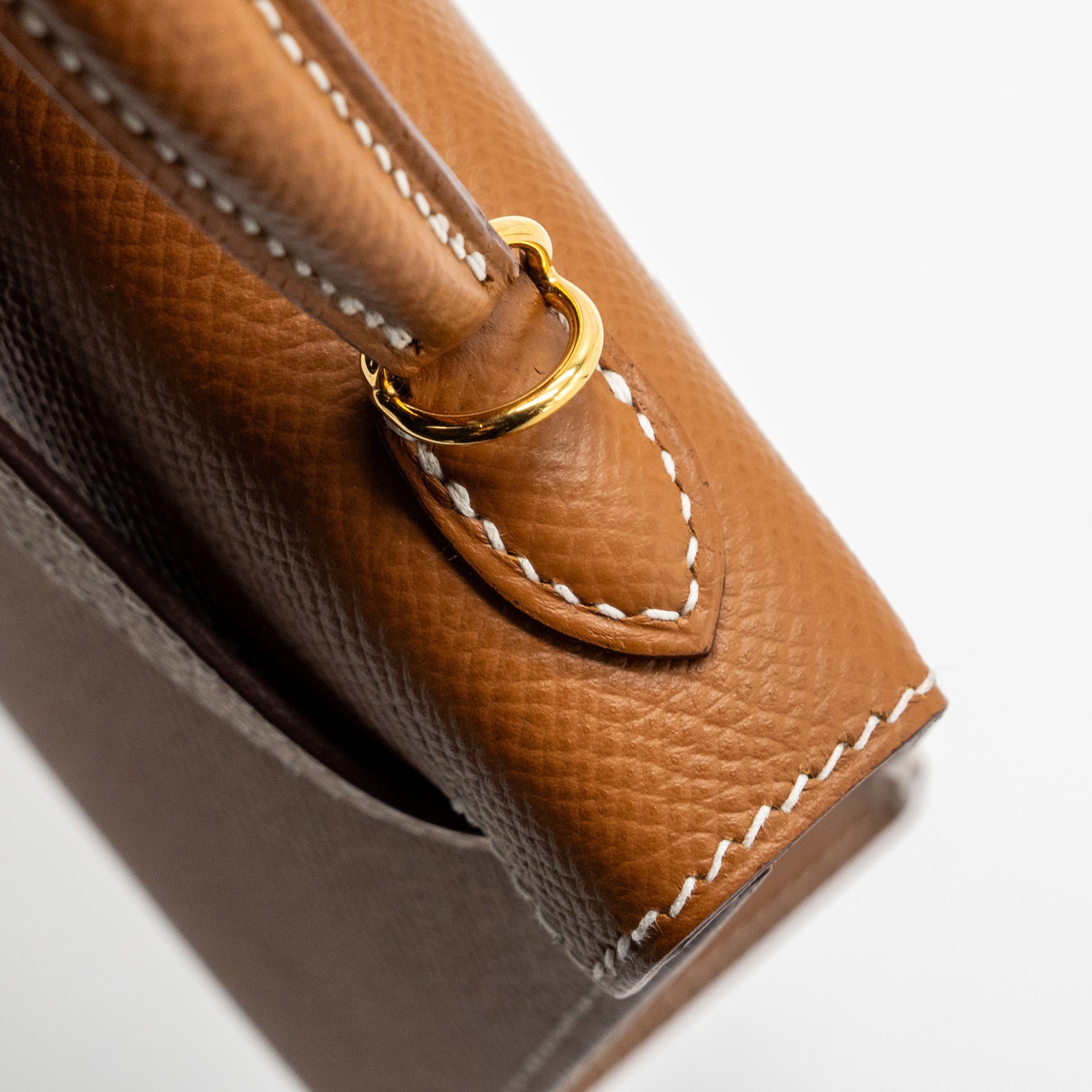 HERMES MINI KELLY EPSOM GOLD GHW - Image 12