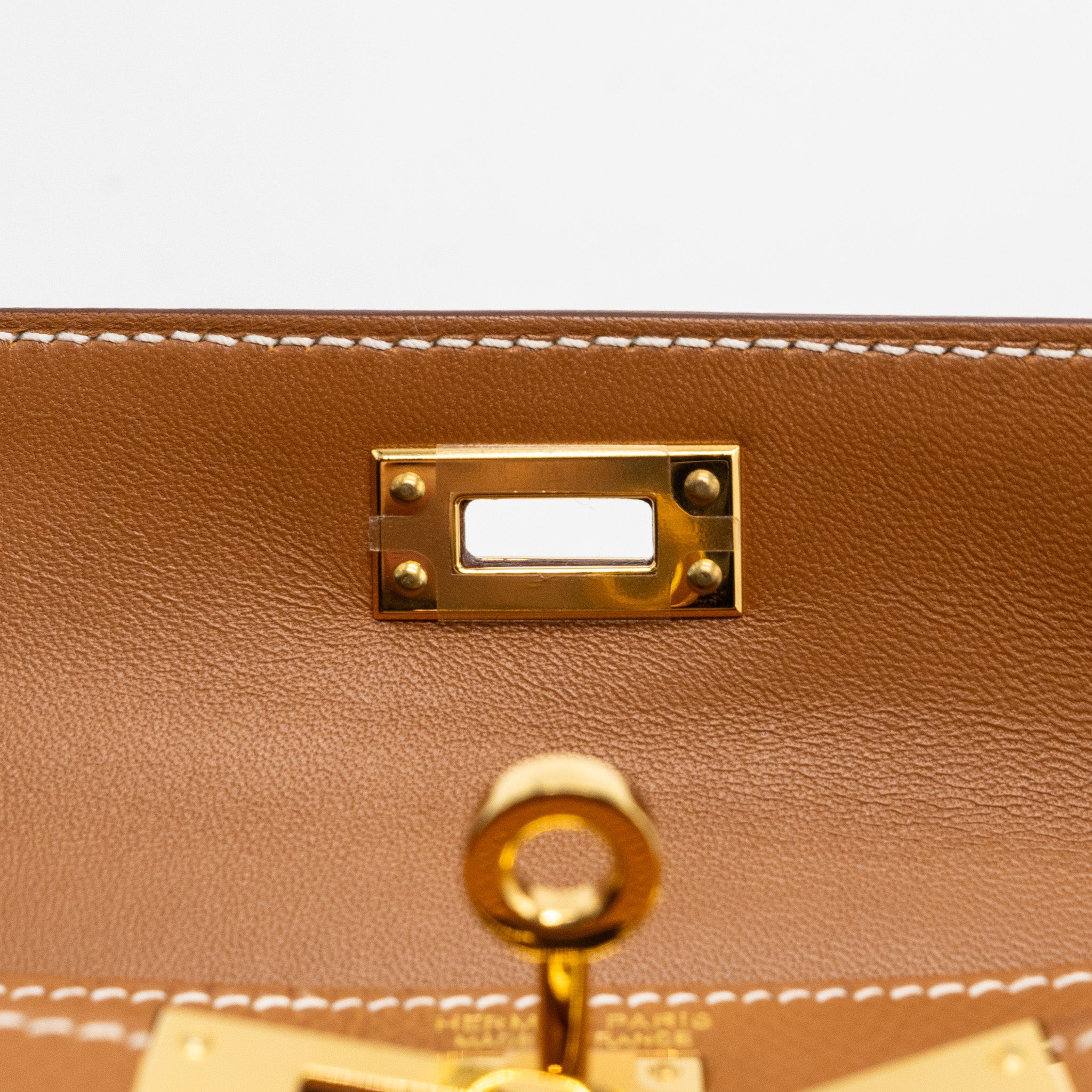 HERMES MINI KELLY EPSOM GOLD GHW - Image 14