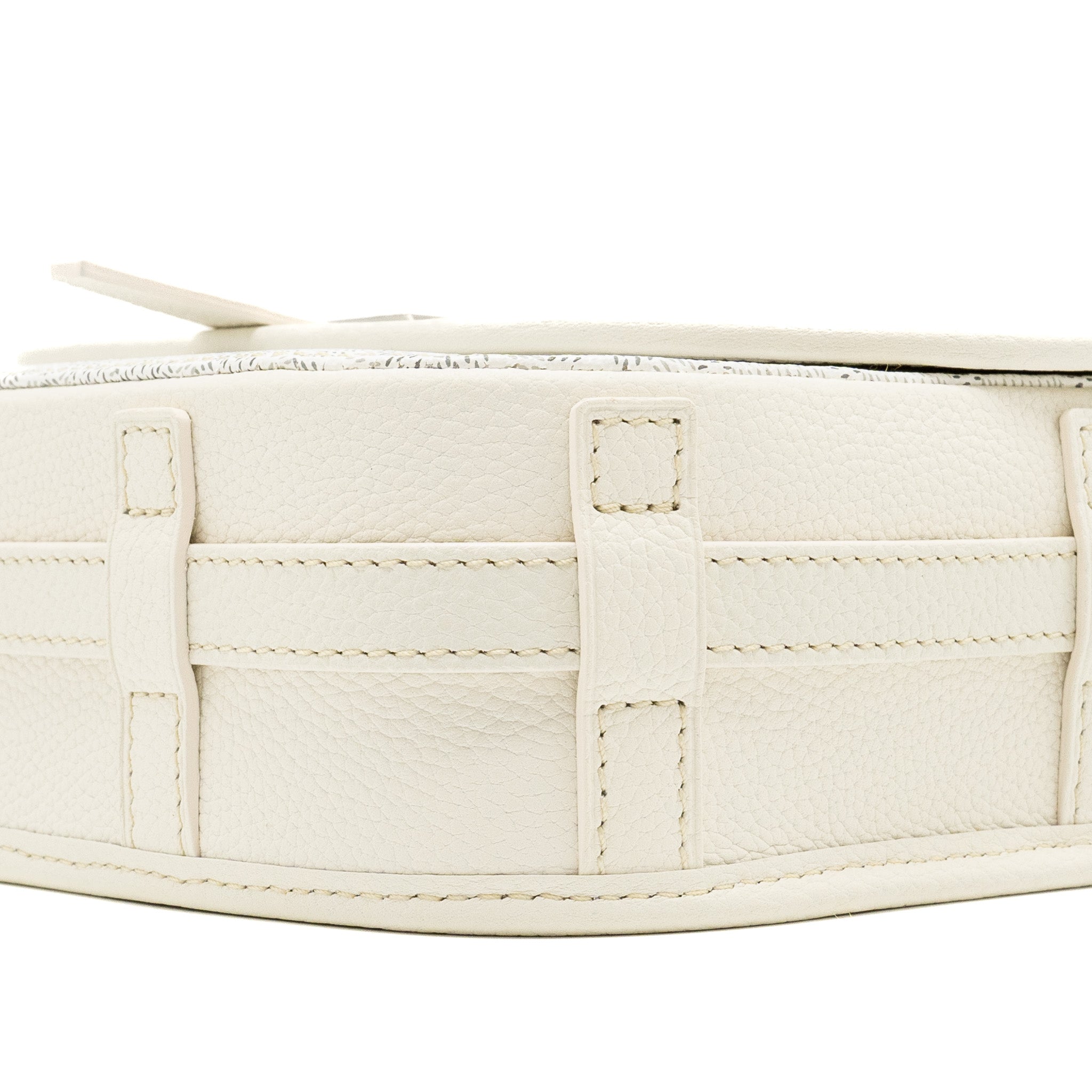 GOYARD BELVEDERE PM MESSANGER BAG GOYARDLINE CANVAS WHITE SHW - Image 7