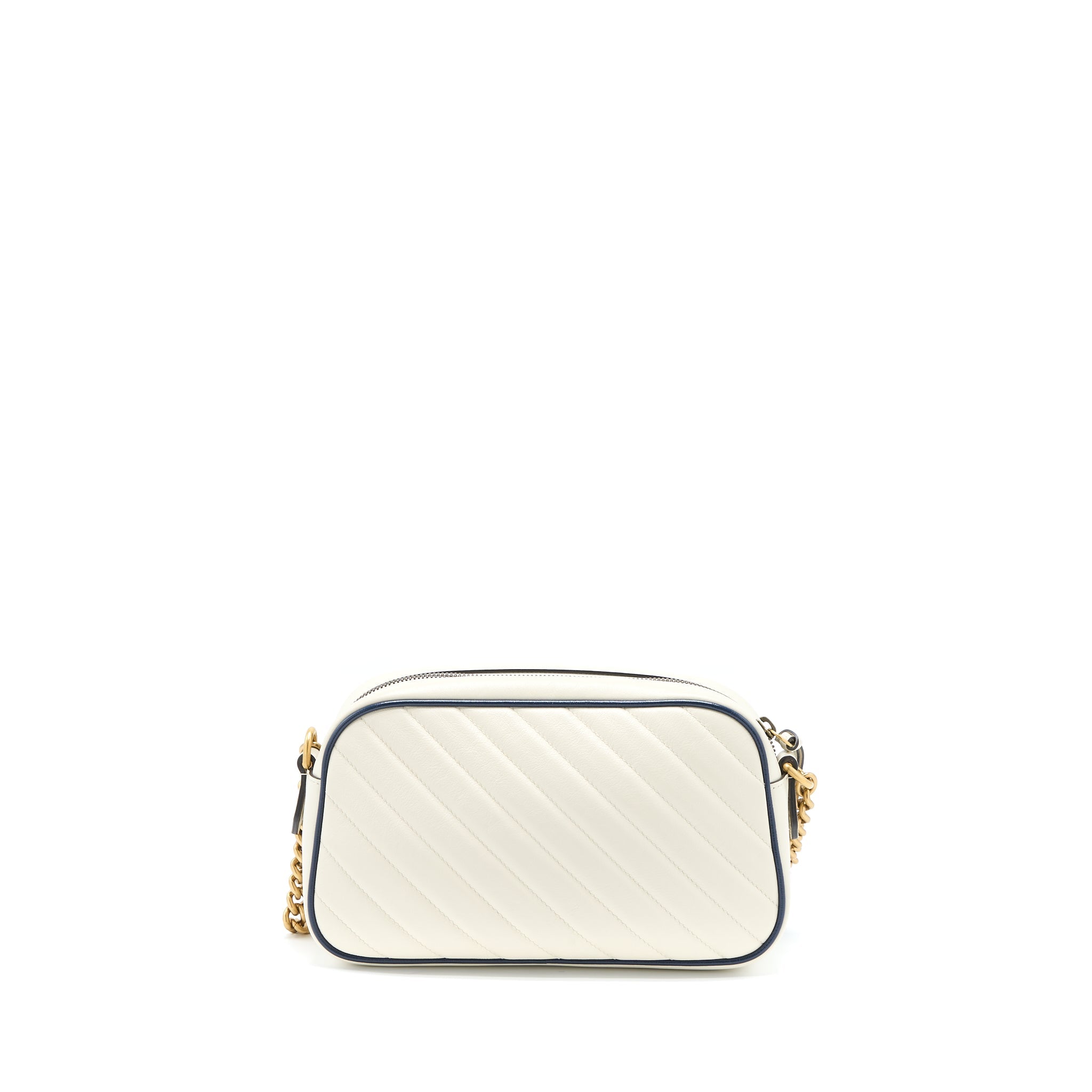 GUCCI MARMONT CAMERA BAG CALFSKIN WHITE GHW - Image 2