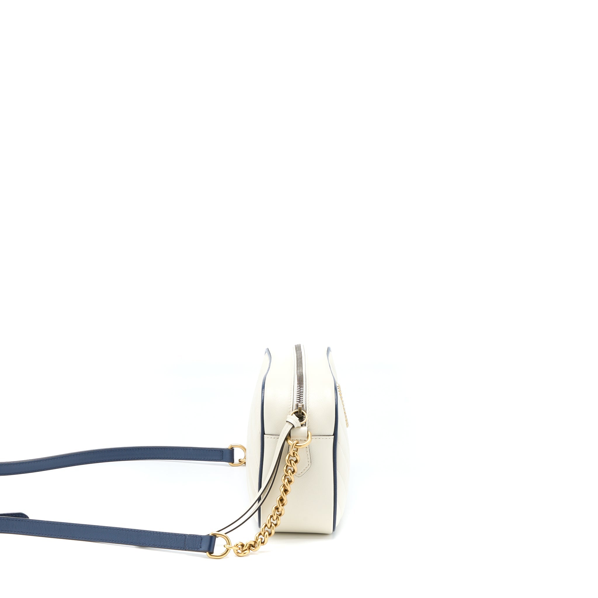 GUCCI MARMONT CAMERA BAG CALFSKIN WHITE GHW - Image 4