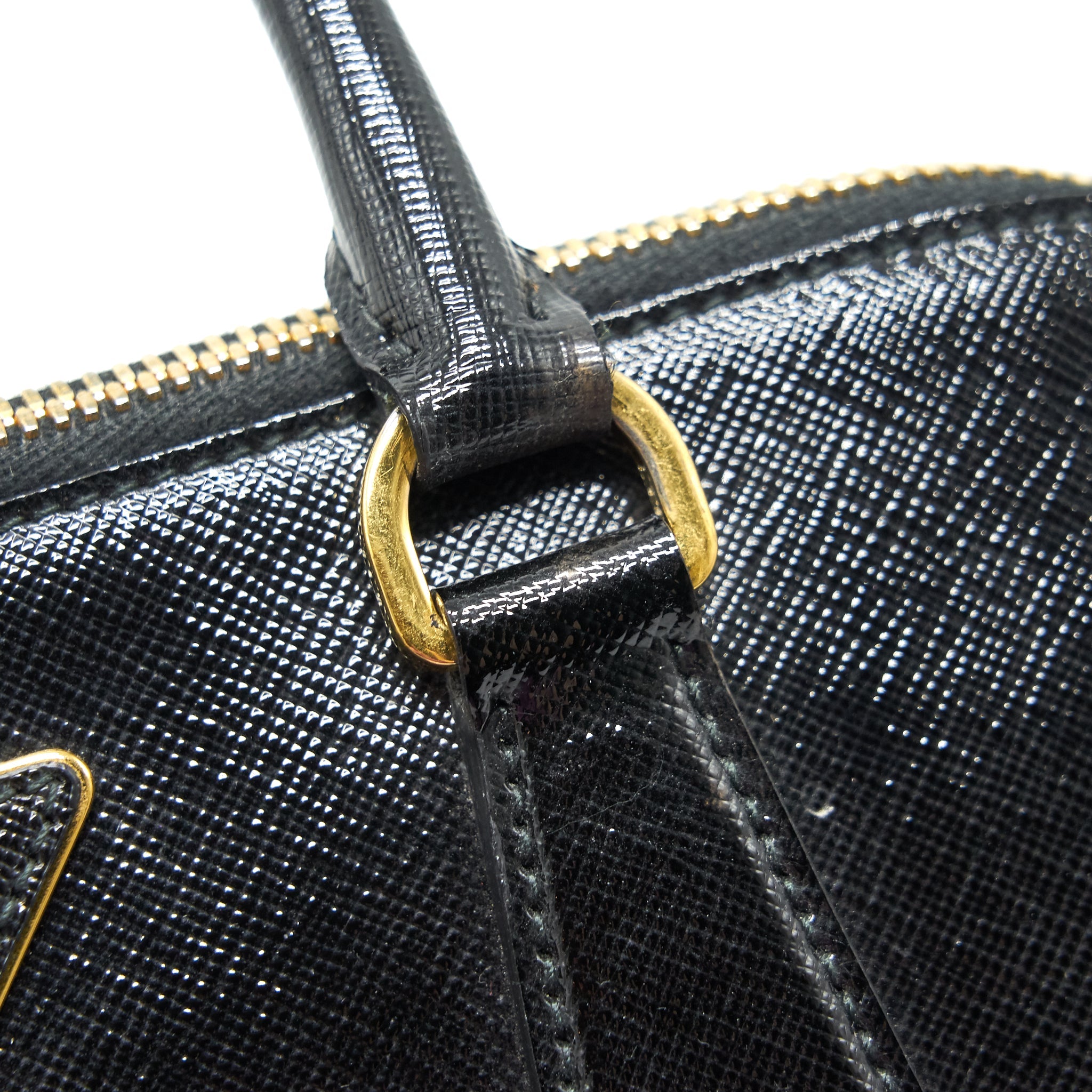PRADA SAFFIANO TOTE BAG BLACK - Image 11