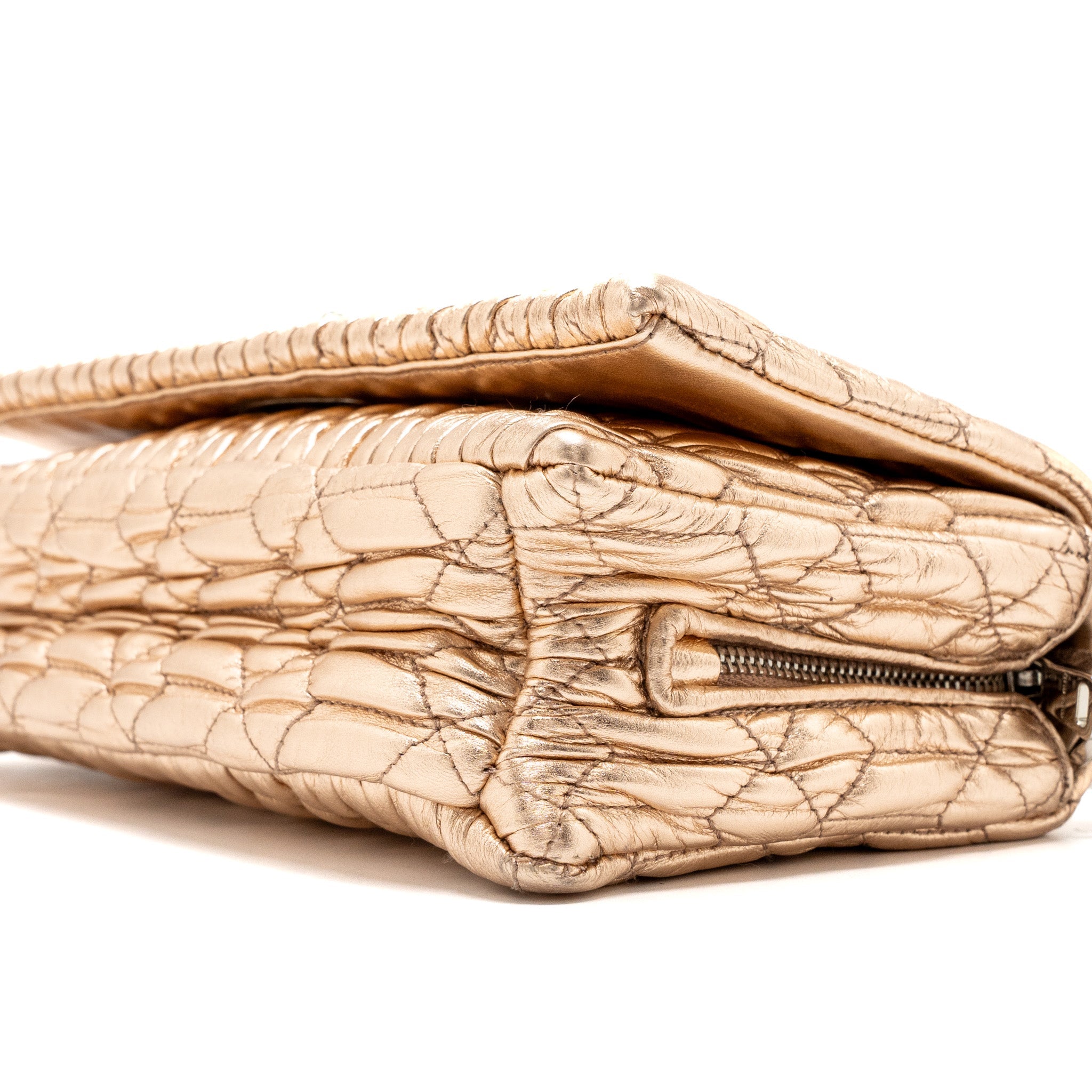 MIU MIU CRYSTAL SHOULDER BAG NAPPA CIPRIA LAME SHW - Image 7