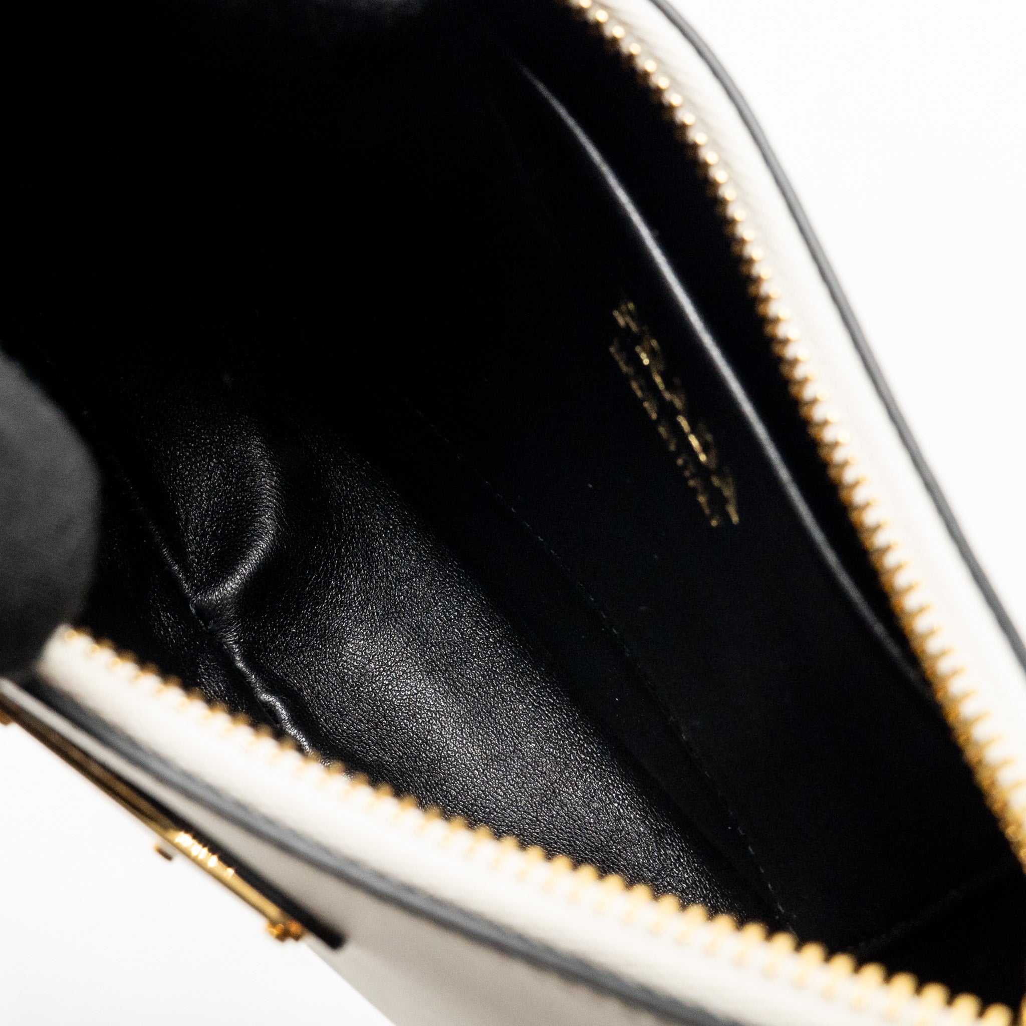 PRADA ARQUÉ SMALL SHOULDER BAG CALFSKIN WHITE GHW - Image 13
