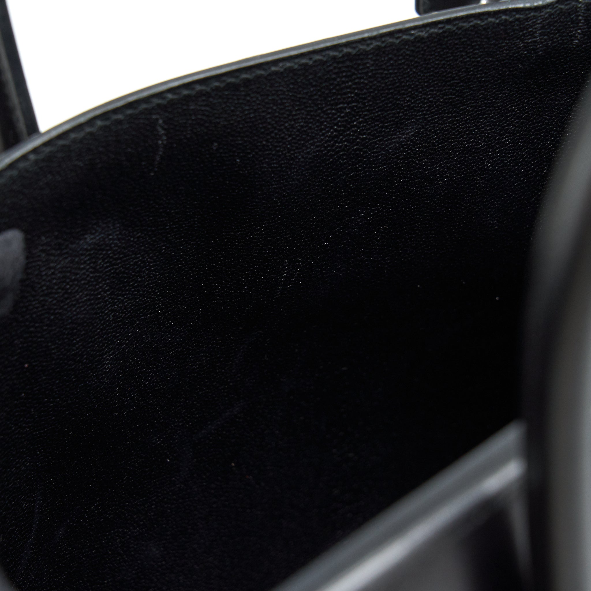 HERMES BIRKIN 35 BOX LEATHER BLACK WITH PALLADIUM GUILLOCHE HARDWARE - Image 10