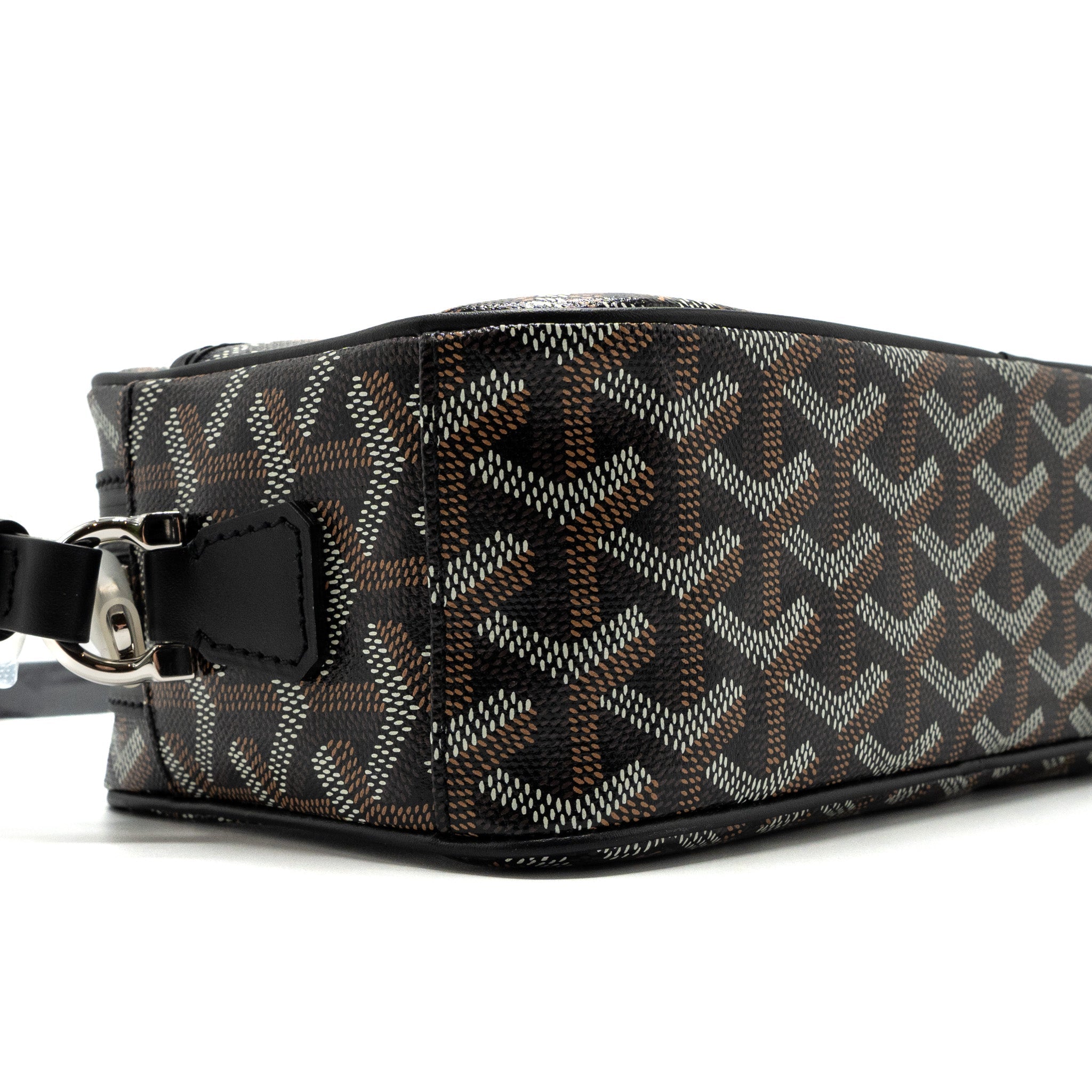 GOYARD CAP-VERT PM BAG CANVAS/ LEATHER BLACK SHW - Image 6