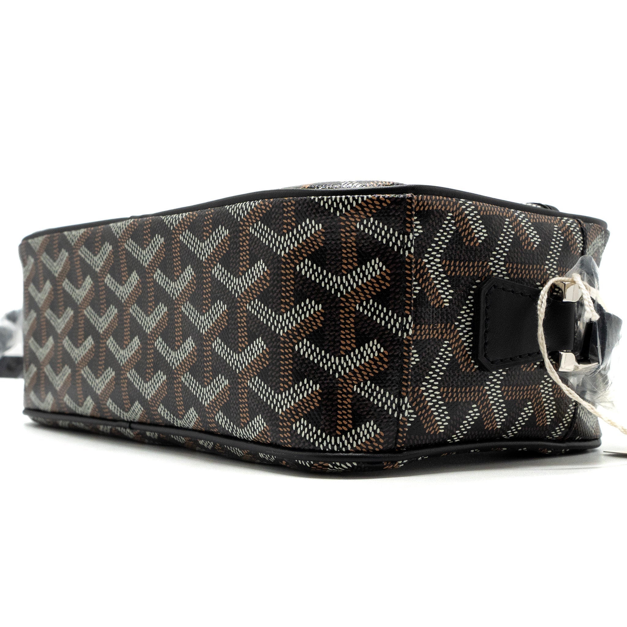 GOYARD CAP-VERT PM BAG CANVAS/ LEATHER BLACK SHW - Image 7