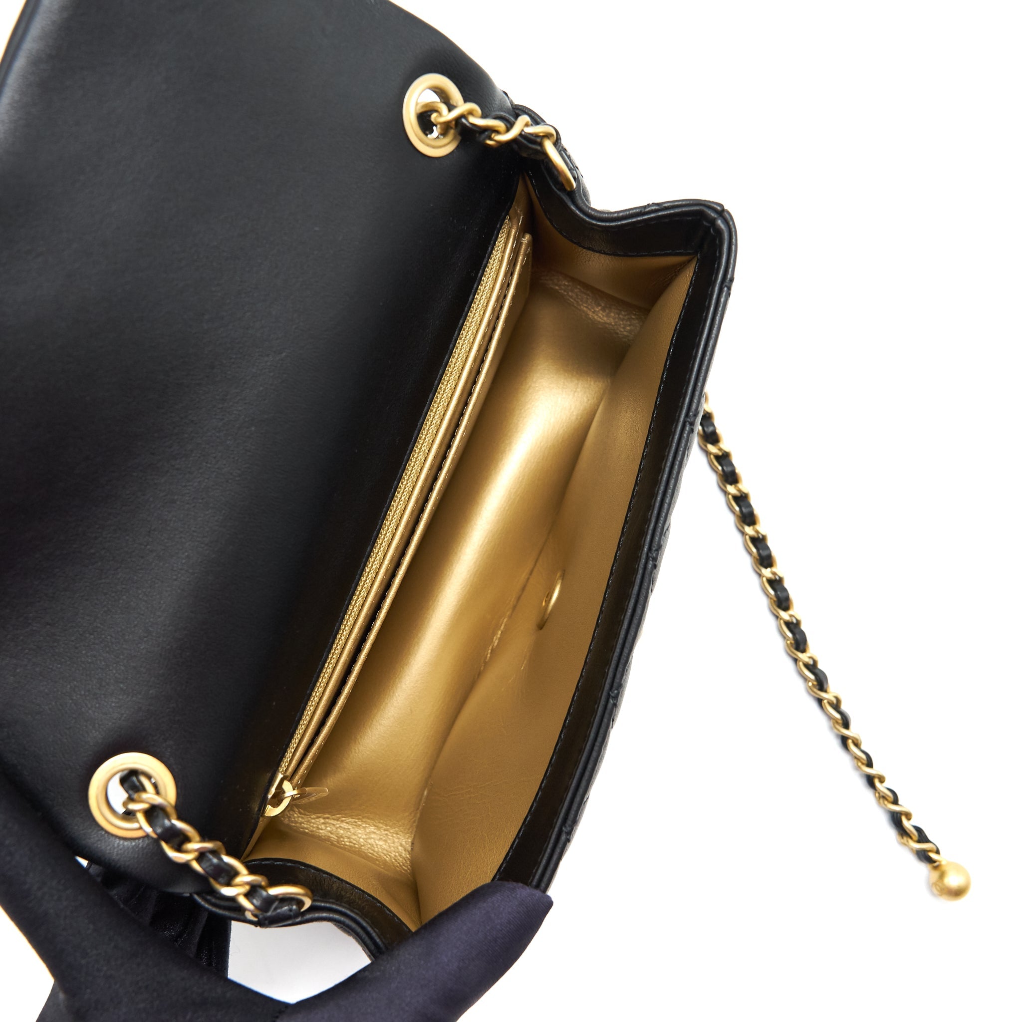 CHANEL PEARL CRUSH RECTANGULAR MINI FLAP BAG - Image 10