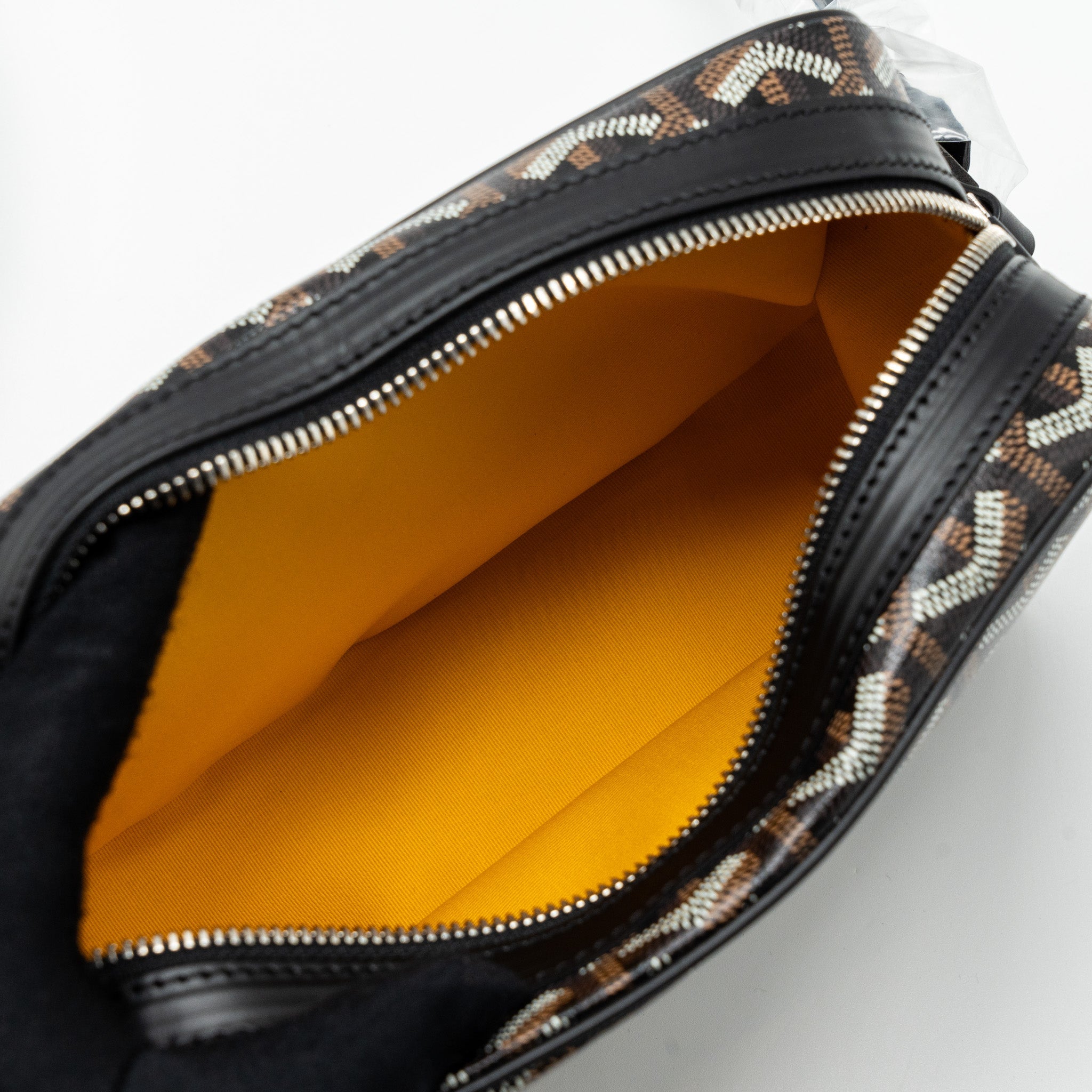 GOYARD CAP-VERT PM BAG CANVAS/ LEATHER BLACK SHW - Image 10