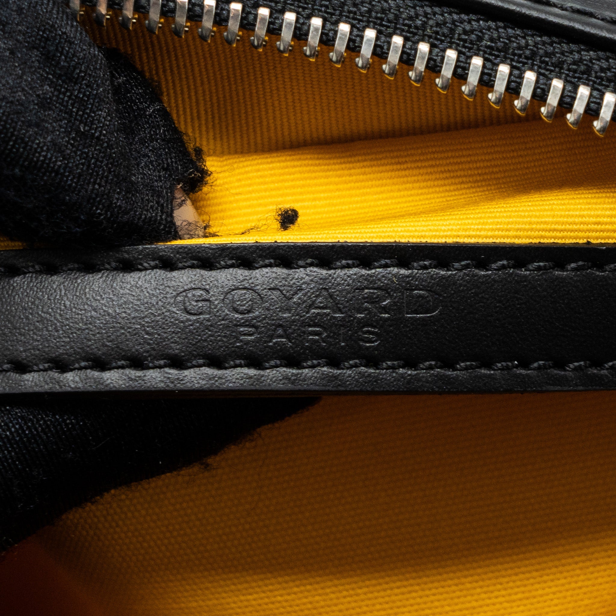 GOYARD CAP-VERT PM BAG CANVAS/ LEATHER BLACK SHW - Image 11