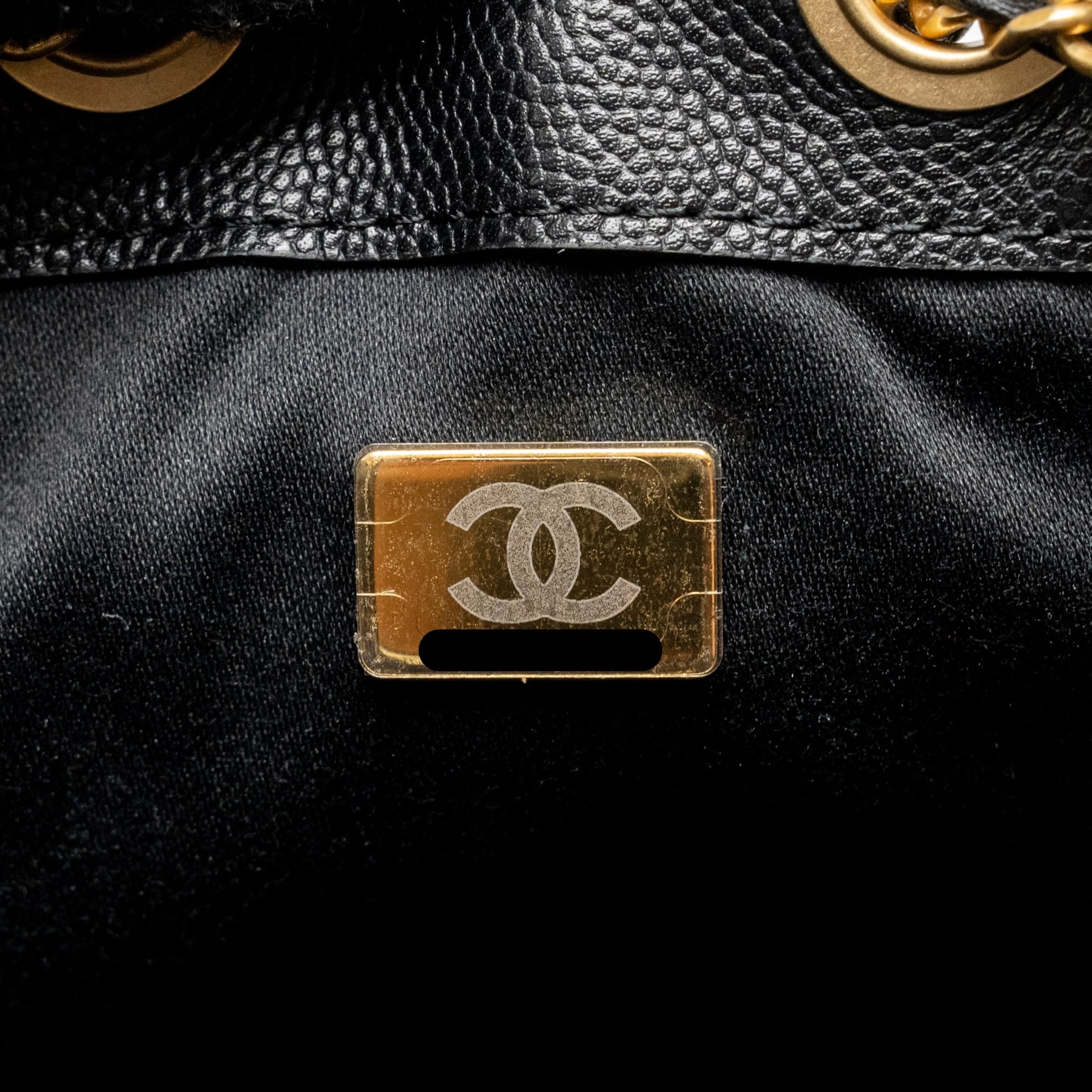 CHANEL MINI 25 BAG CAVIAR BLACK GHW (MICROCHIP) - Image 16