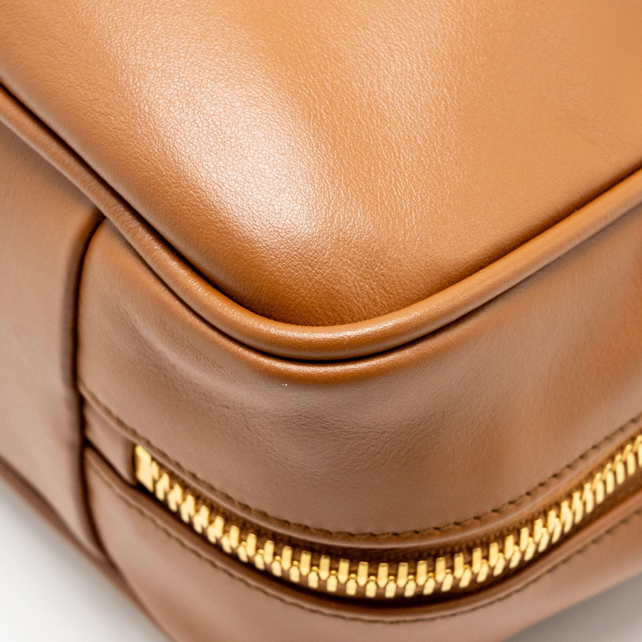 MIU MIU LARGE BEAU BAG CALFSKIN COGNAC GHW - Image 10