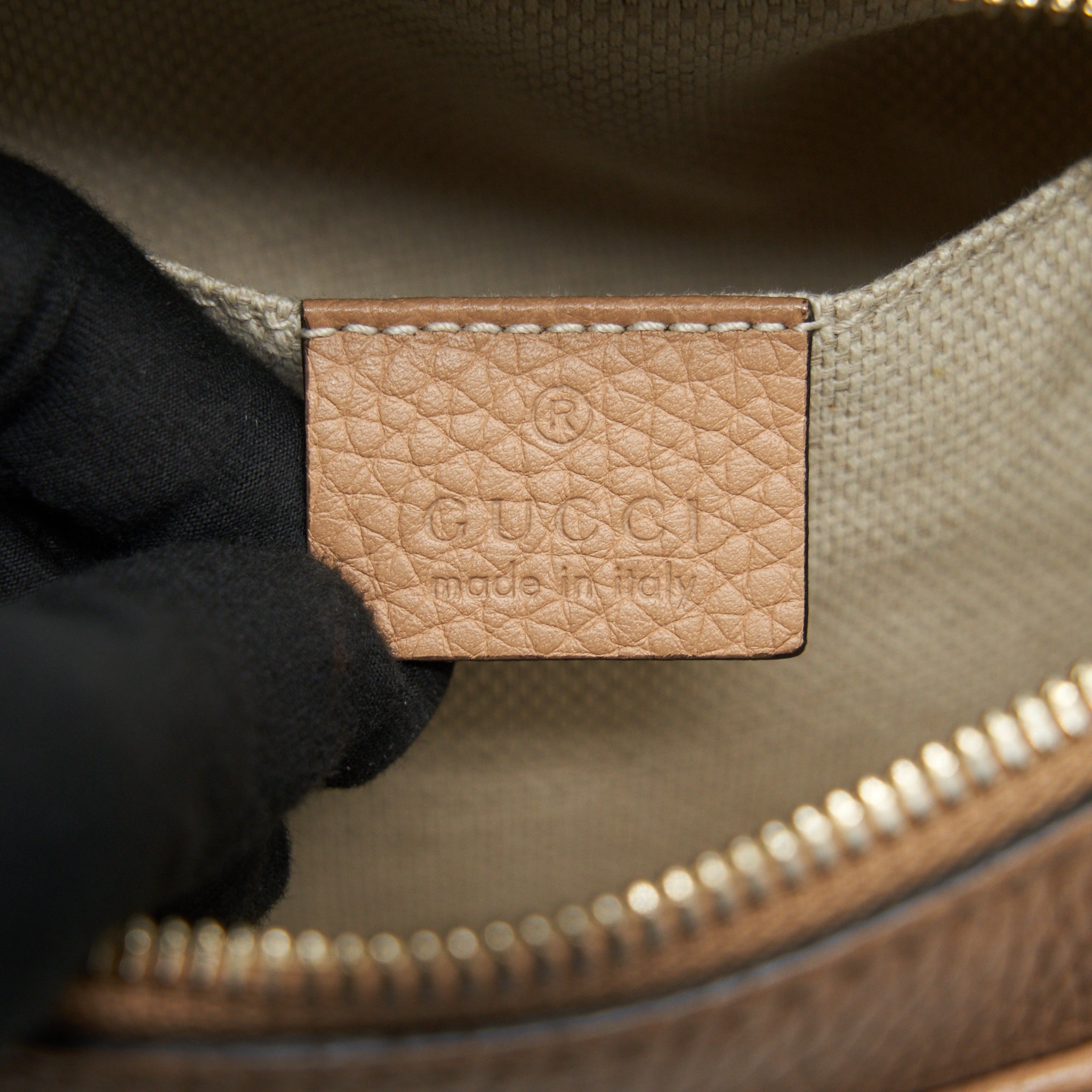 GUCCI SOHO CAMERA BAG BEIGE - Image 11
