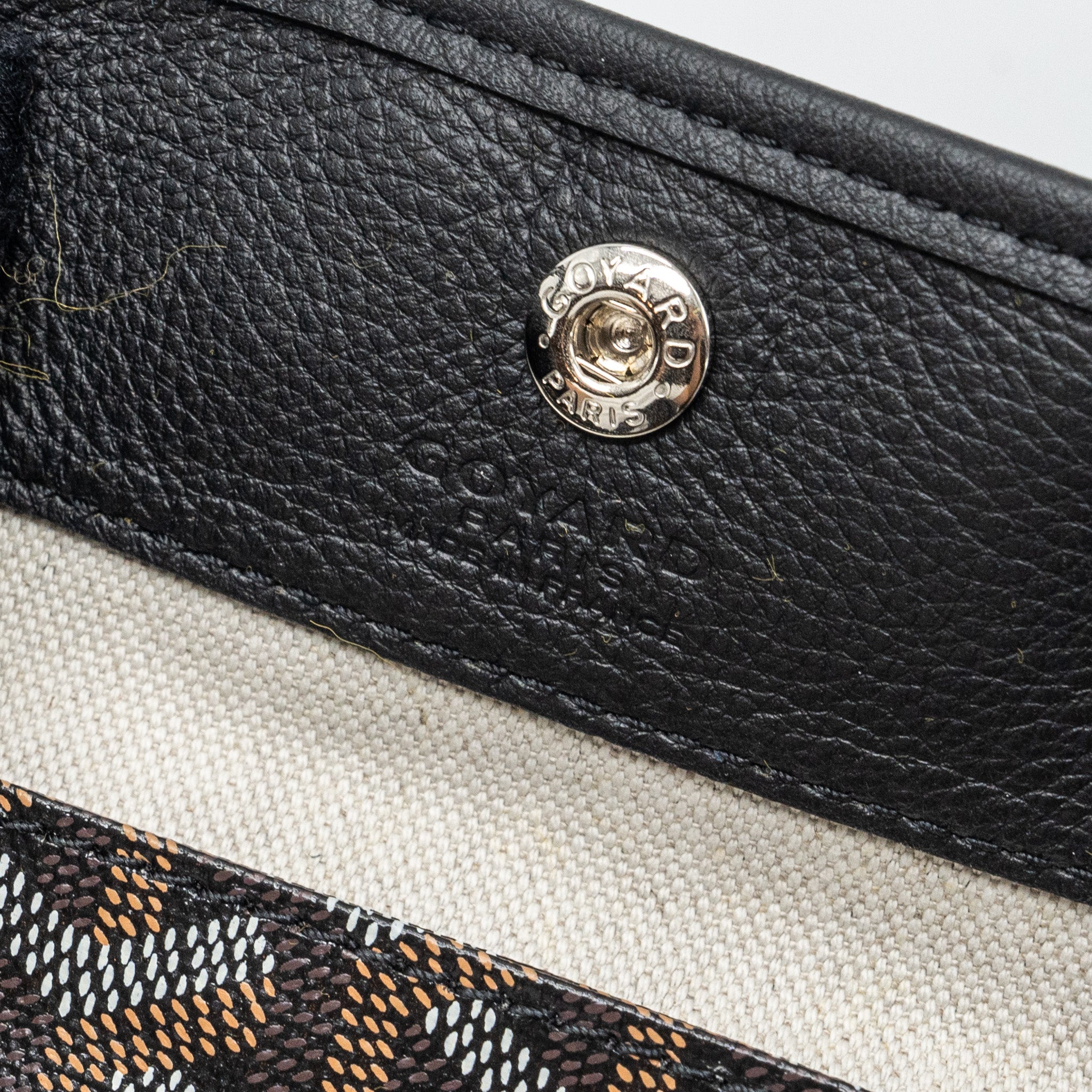 GOYARD ANJOU MINI BAG CANVAS/CALFSKIN BLACK SHW - Image 10