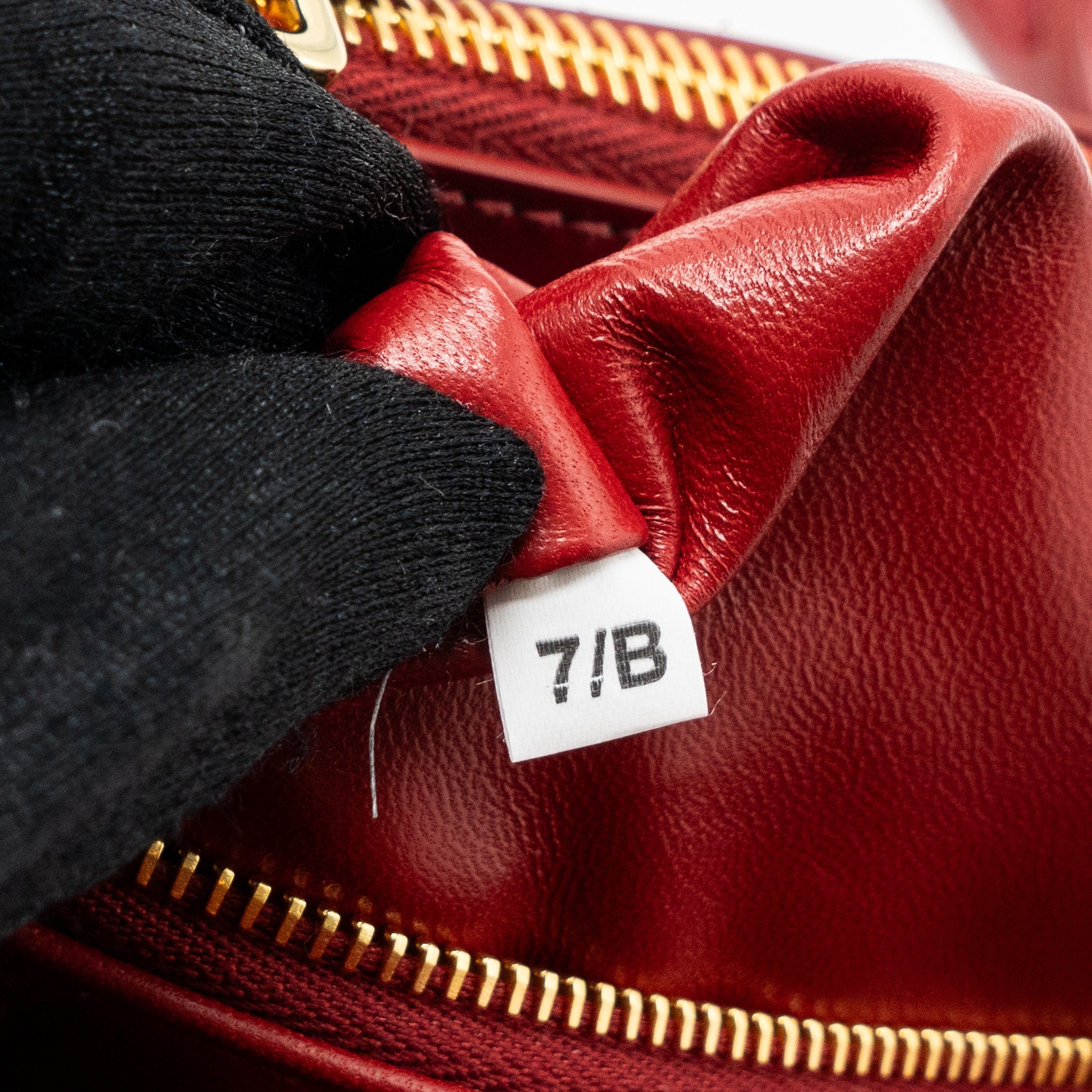 PRADA SMALL GALLERIA BAG PATENT CHERRY GHW - Image 12