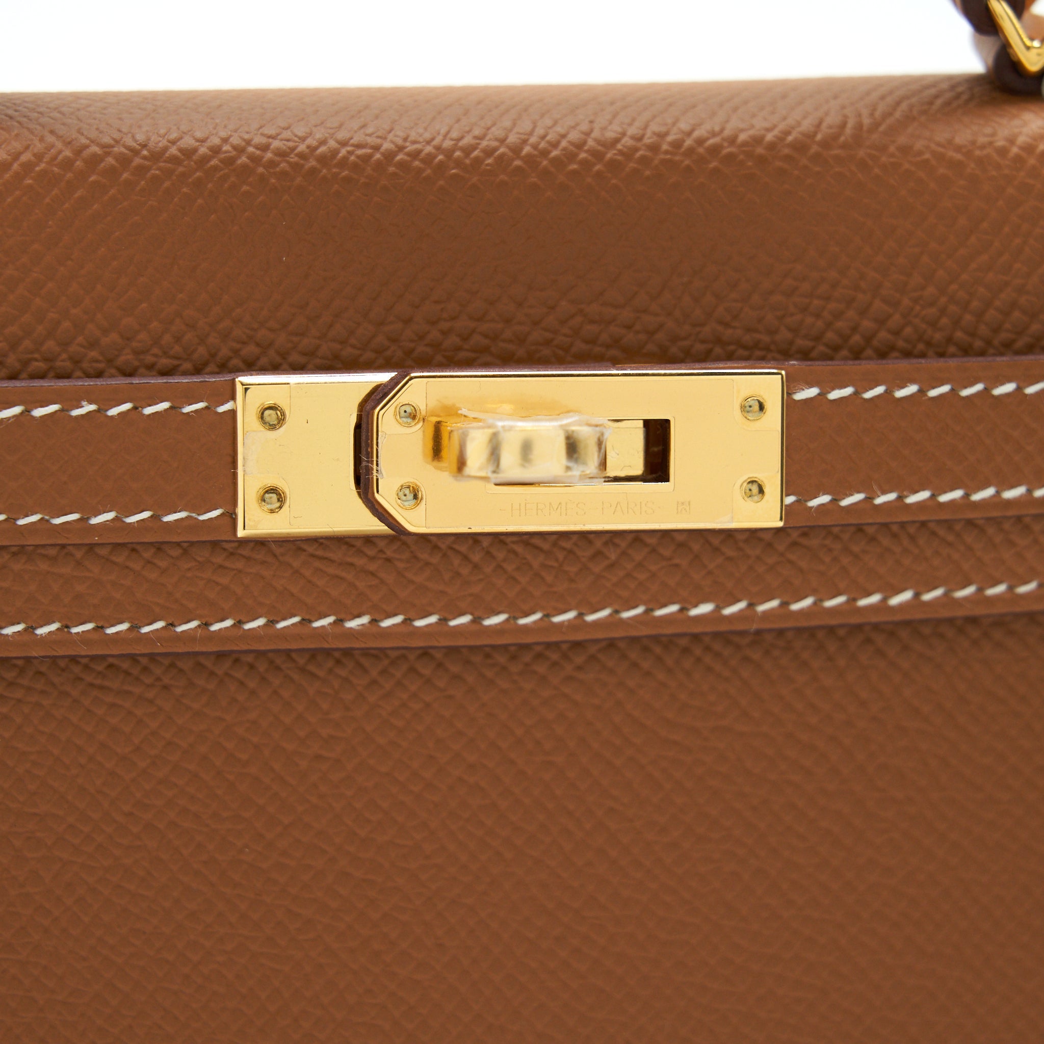HERMES MINI KELLY EPSOM GOLD GHW - Image 23