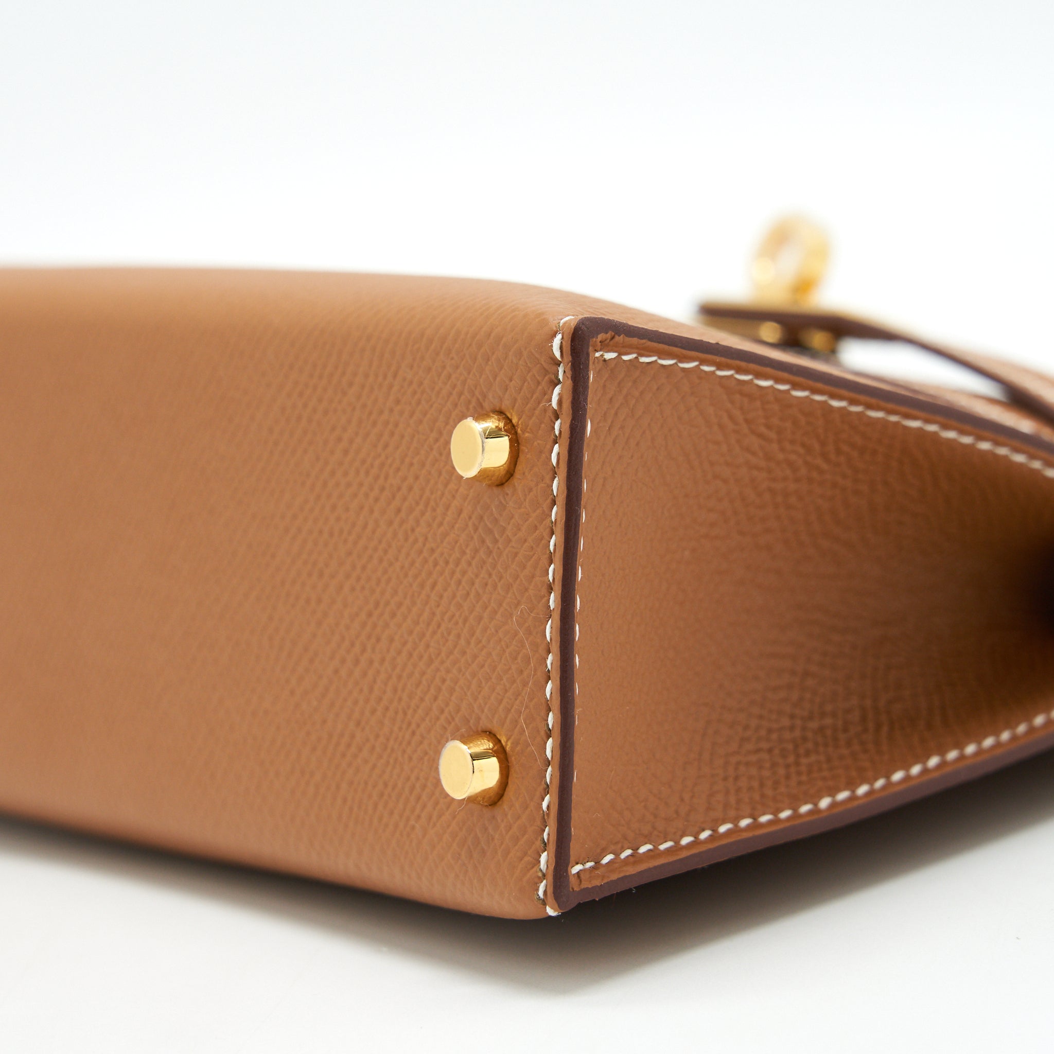 HERMES MINI KELLY EPSOM GOLD GHW - Image 26