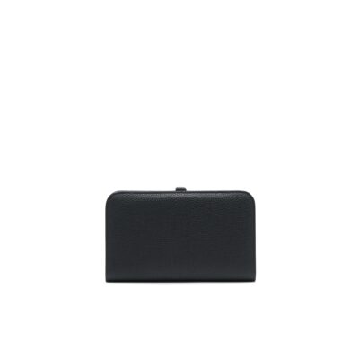 Alternative view of HERMES DOGON DUO WALLET IN BLACK TOGO SHW