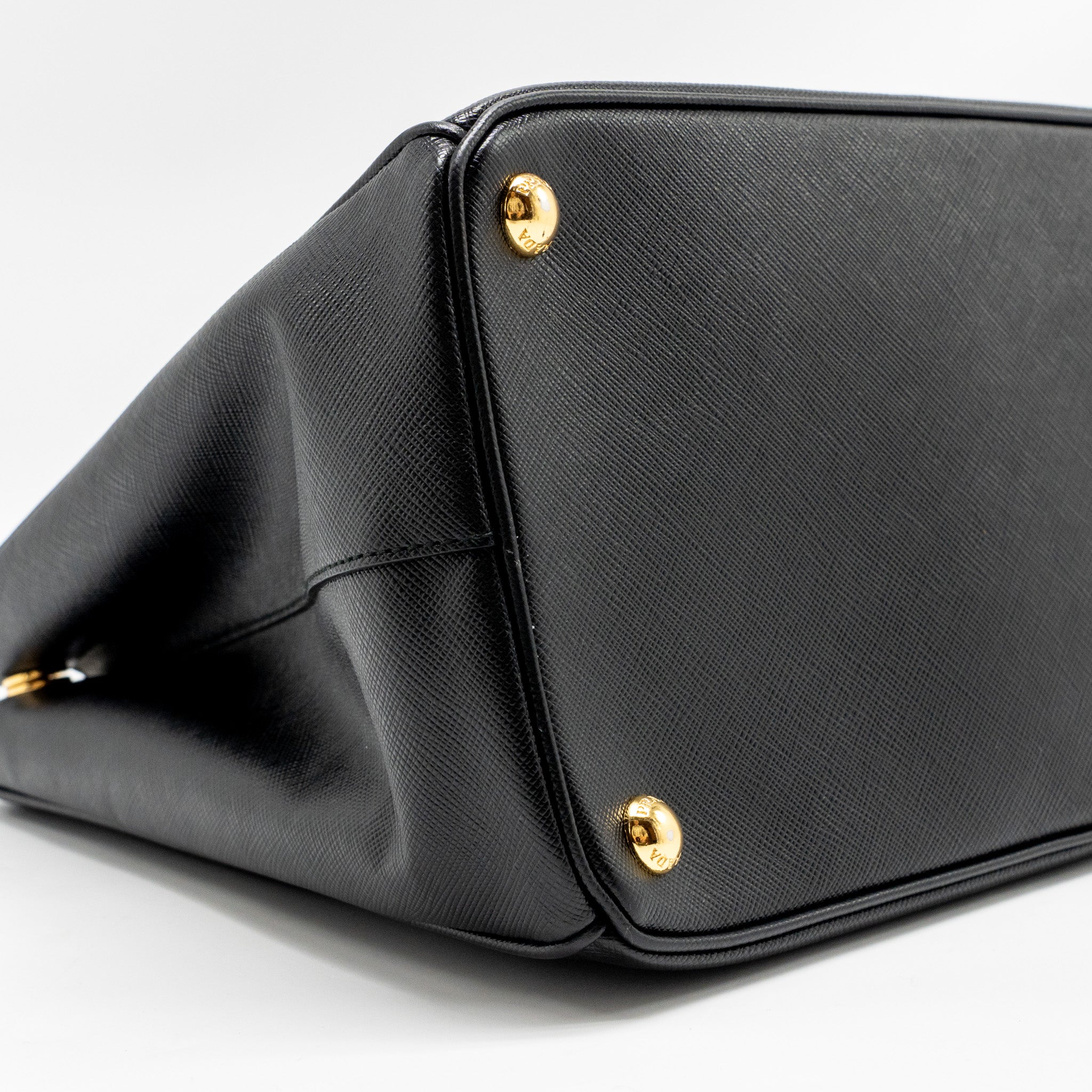 PRADA LARGE SAFFIANO TOTE BAG LEATHER BLACK GHW - Image 6