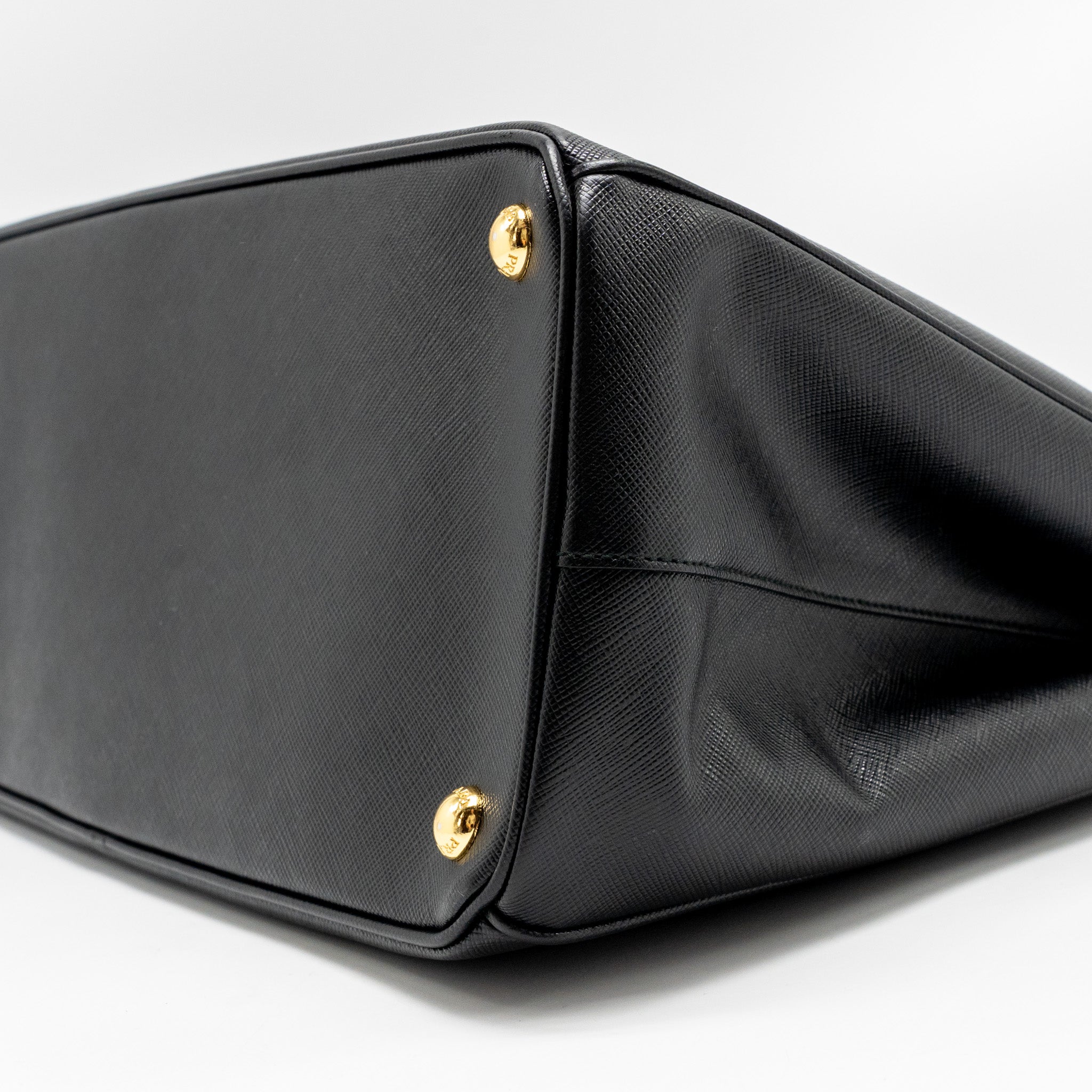 PRADA LARGE SAFFIANO TOTE BAG LEATHER BLACK GHW - Image 7