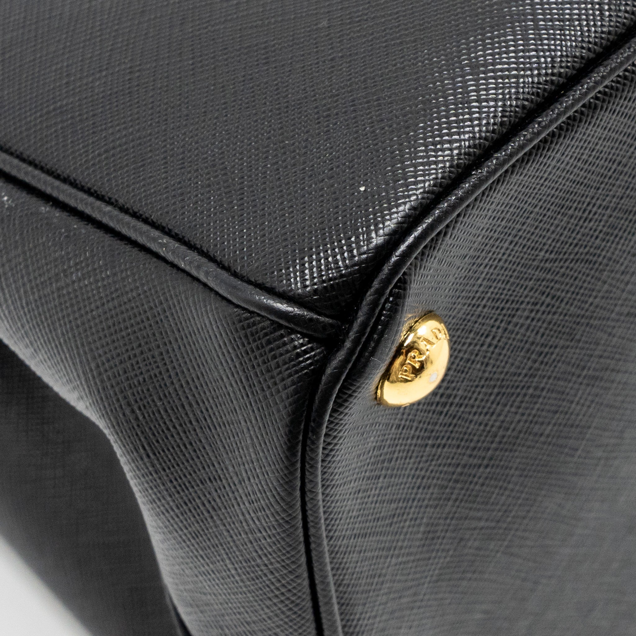 PRADA LARGE SAFFIANO TOTE BAG LEATHER BLACK GHW - Image 10