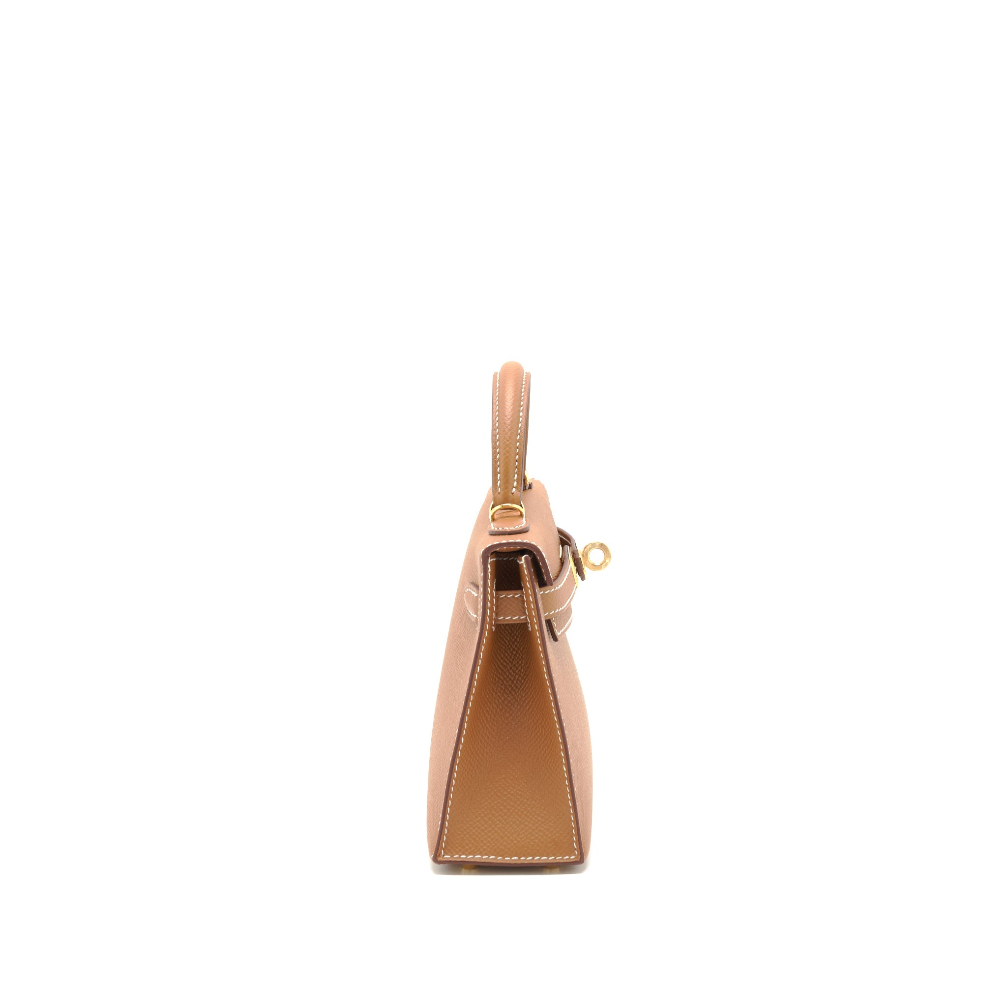 HERMES MINI KELLY EPSOM GOLD GHW - Image 19
