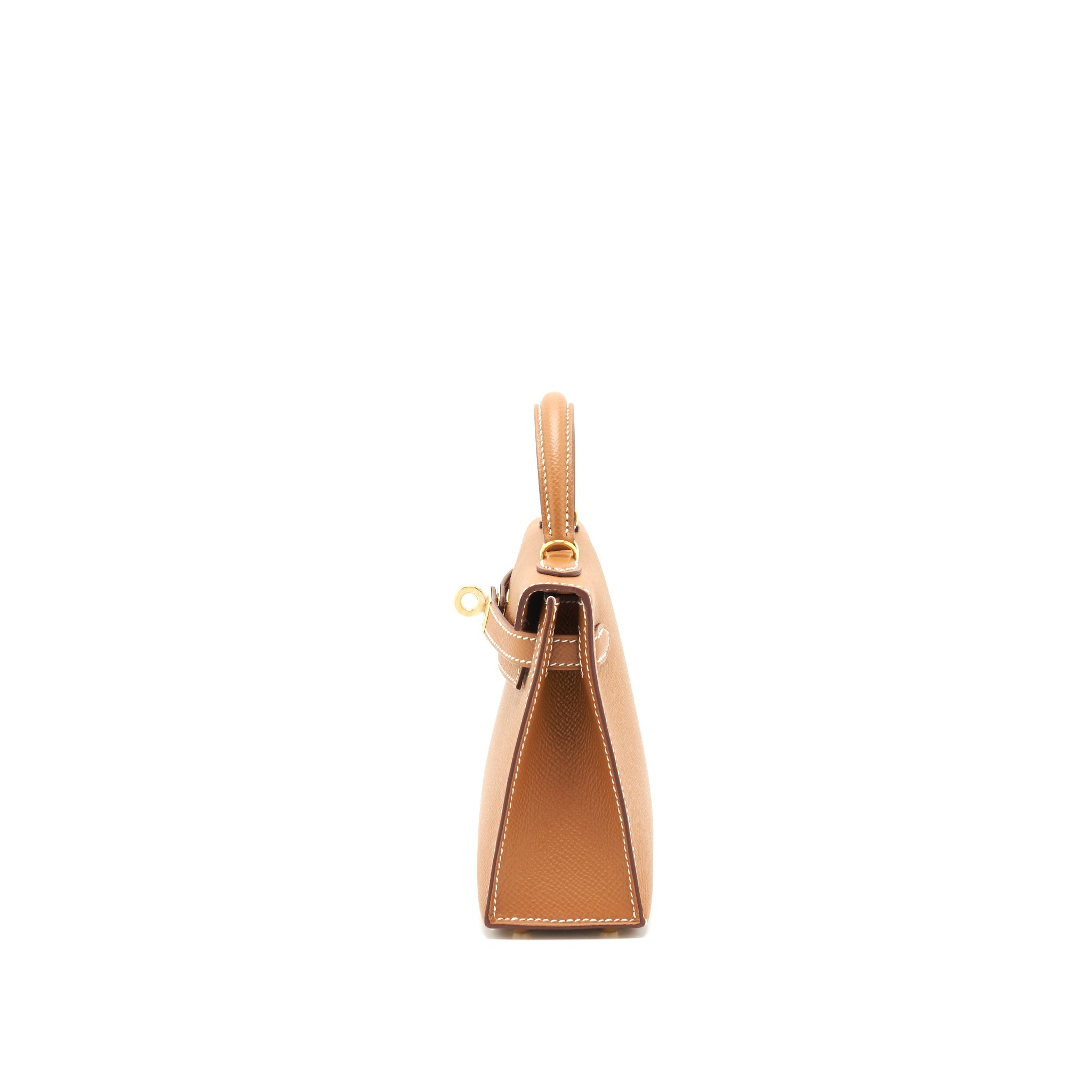 HERMES MINI KELLY EPSOM GOLD GHW - Image 20