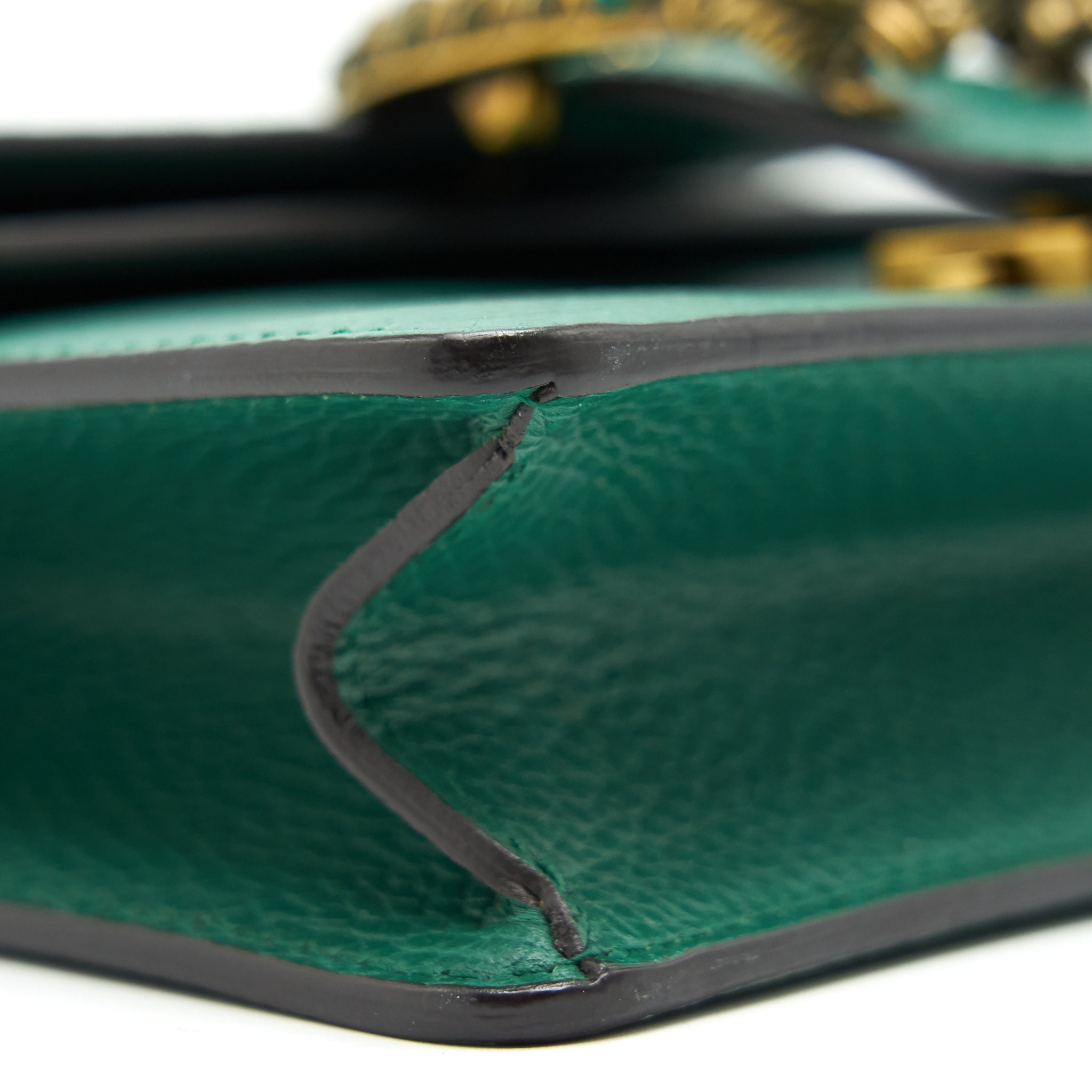 GUCCI DIONYSUS MINI LEATHER BAG GREEN - Image 6