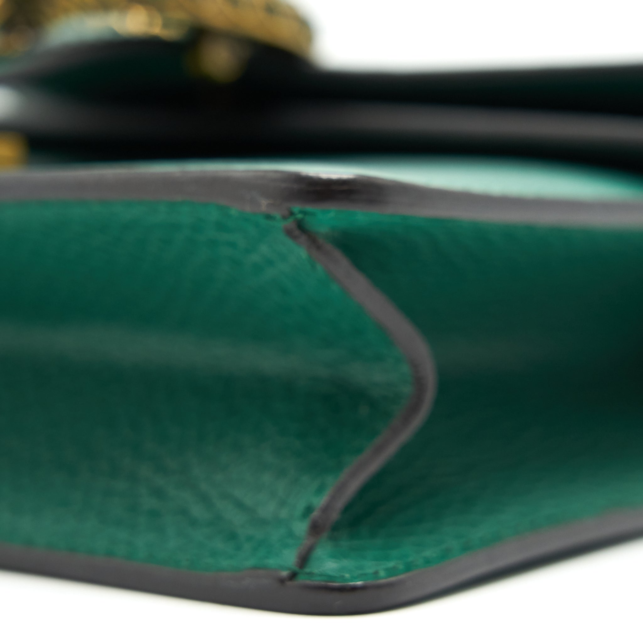 GUCCI DIONYSUS MINI LEATHER BAG GREEN - Image 7