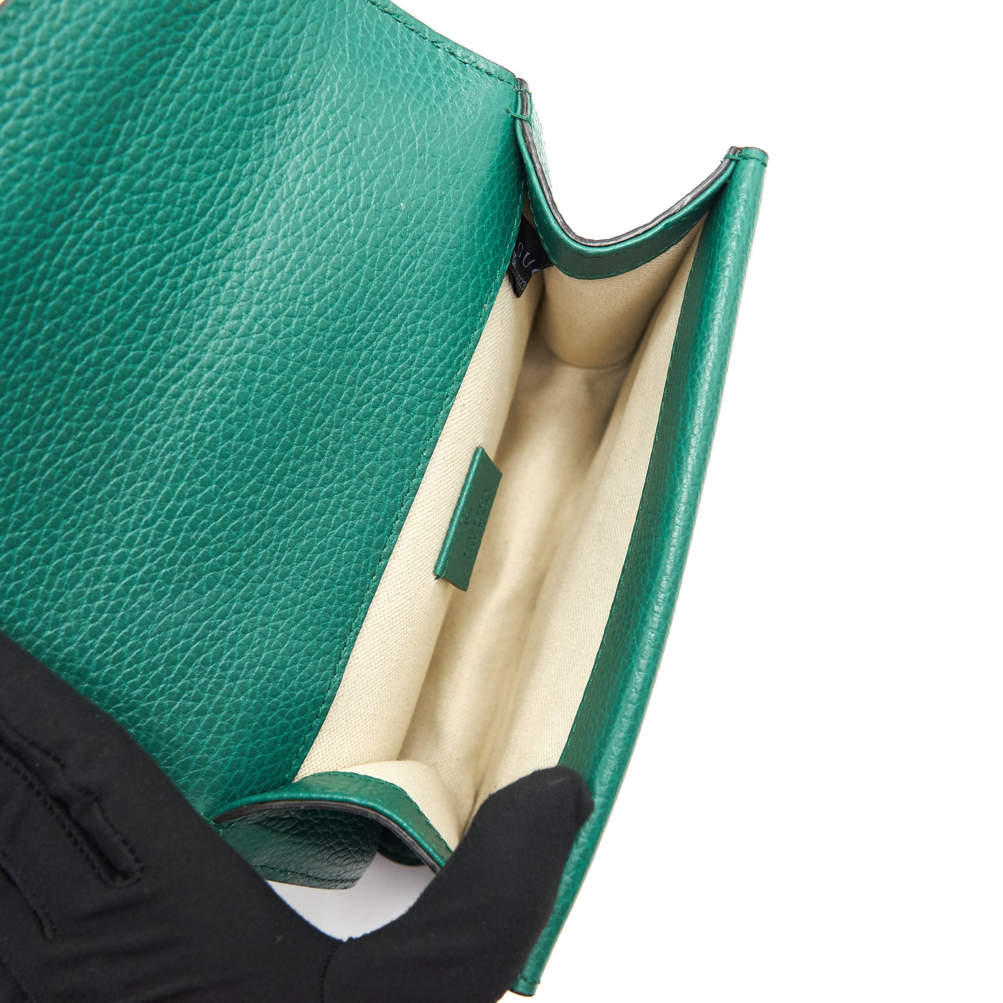 GUCCI DIONYSUS MINI LEATHER BAG GREEN - Image 10