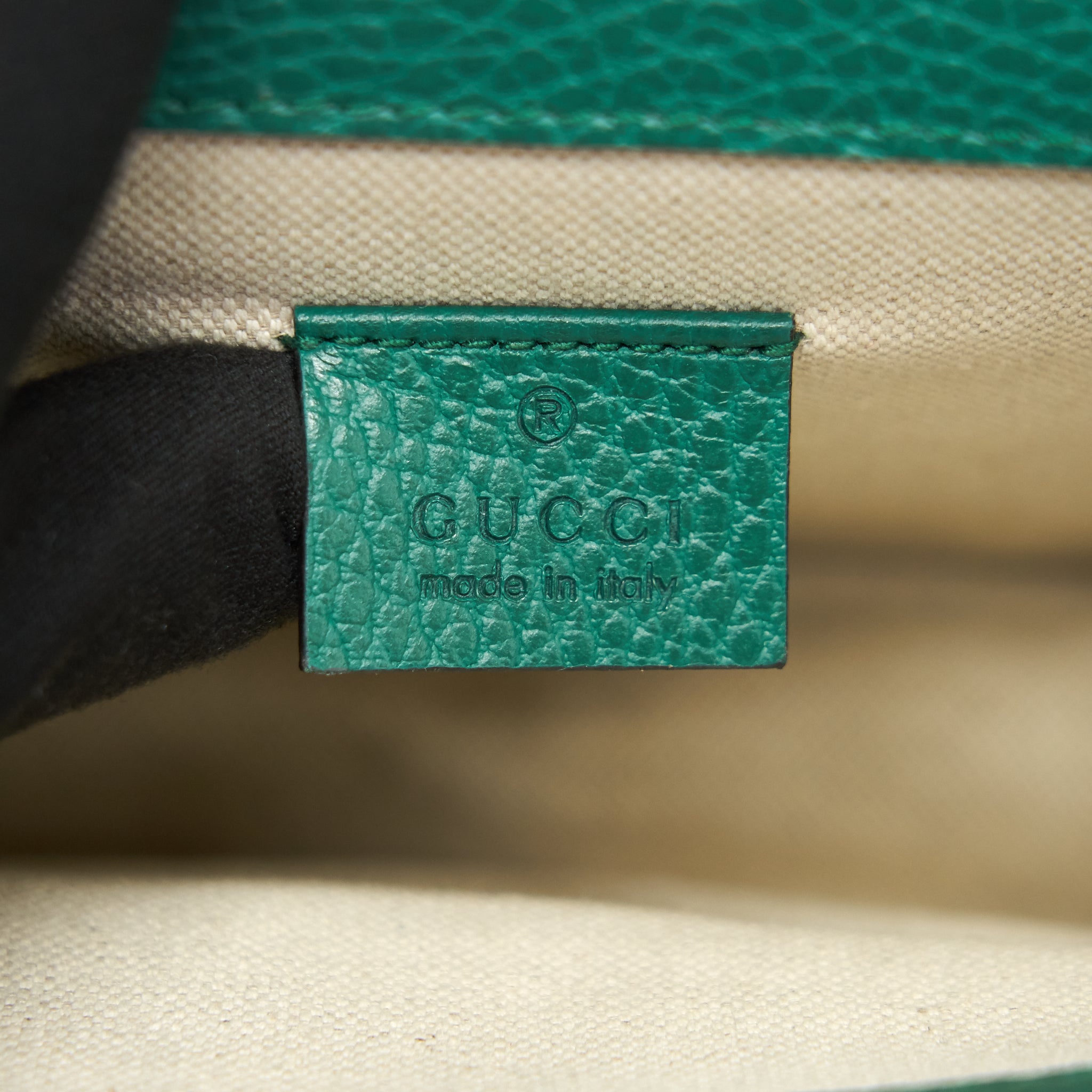 GUCCI DIONYSUS MINI LEATHER BAG GREEN - Image 11