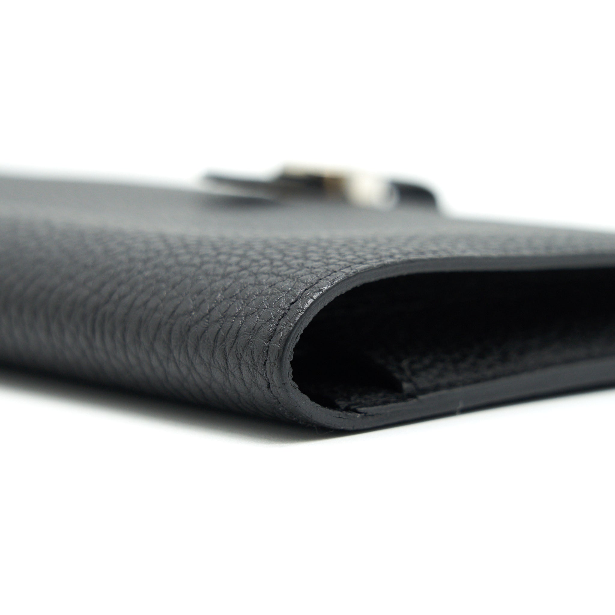 HERMES DOGON DUO WALLET IN BLACK TOGO SHW - Image 7