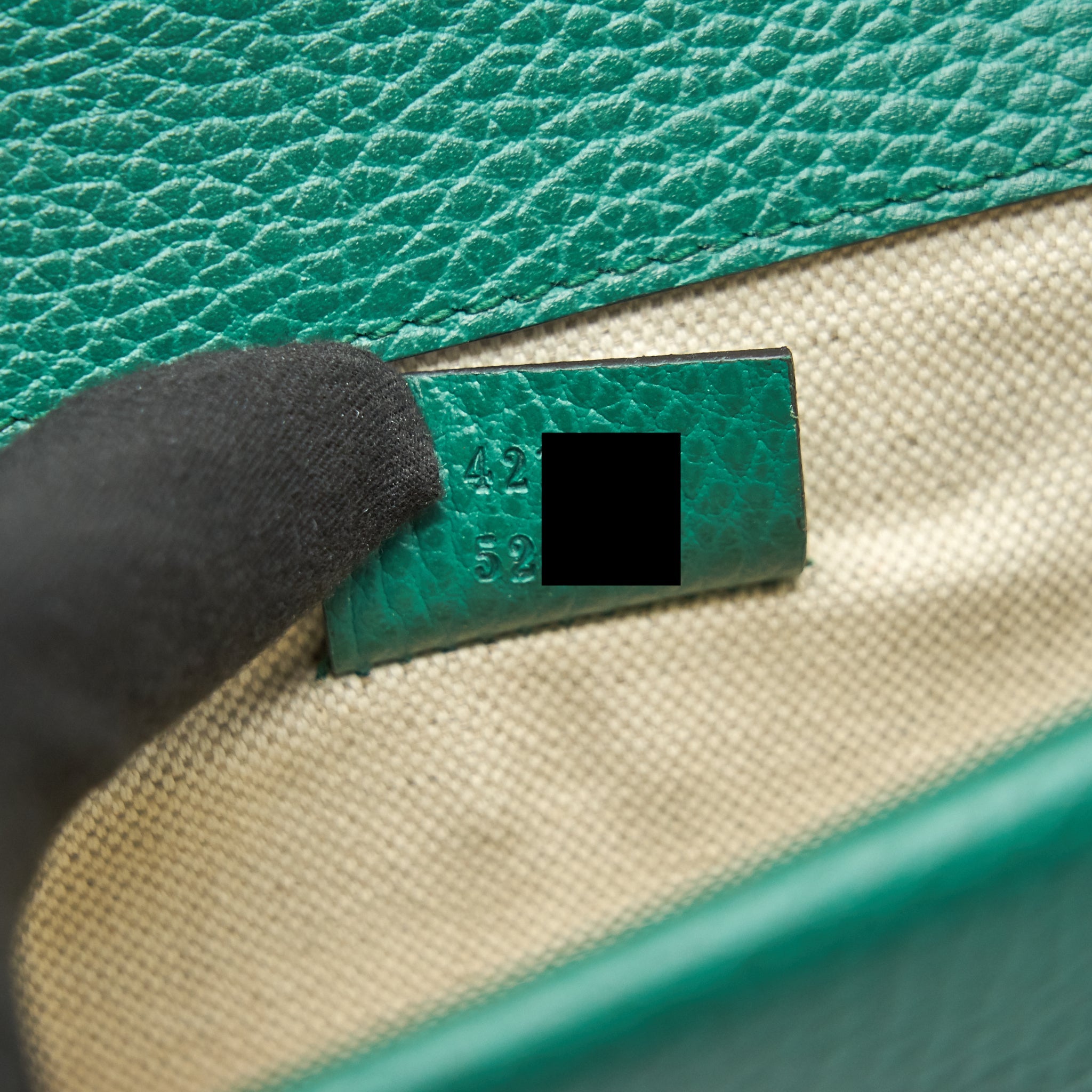 GUCCI DIONYSUS MINI LEATHER BAG GREEN - Image 12