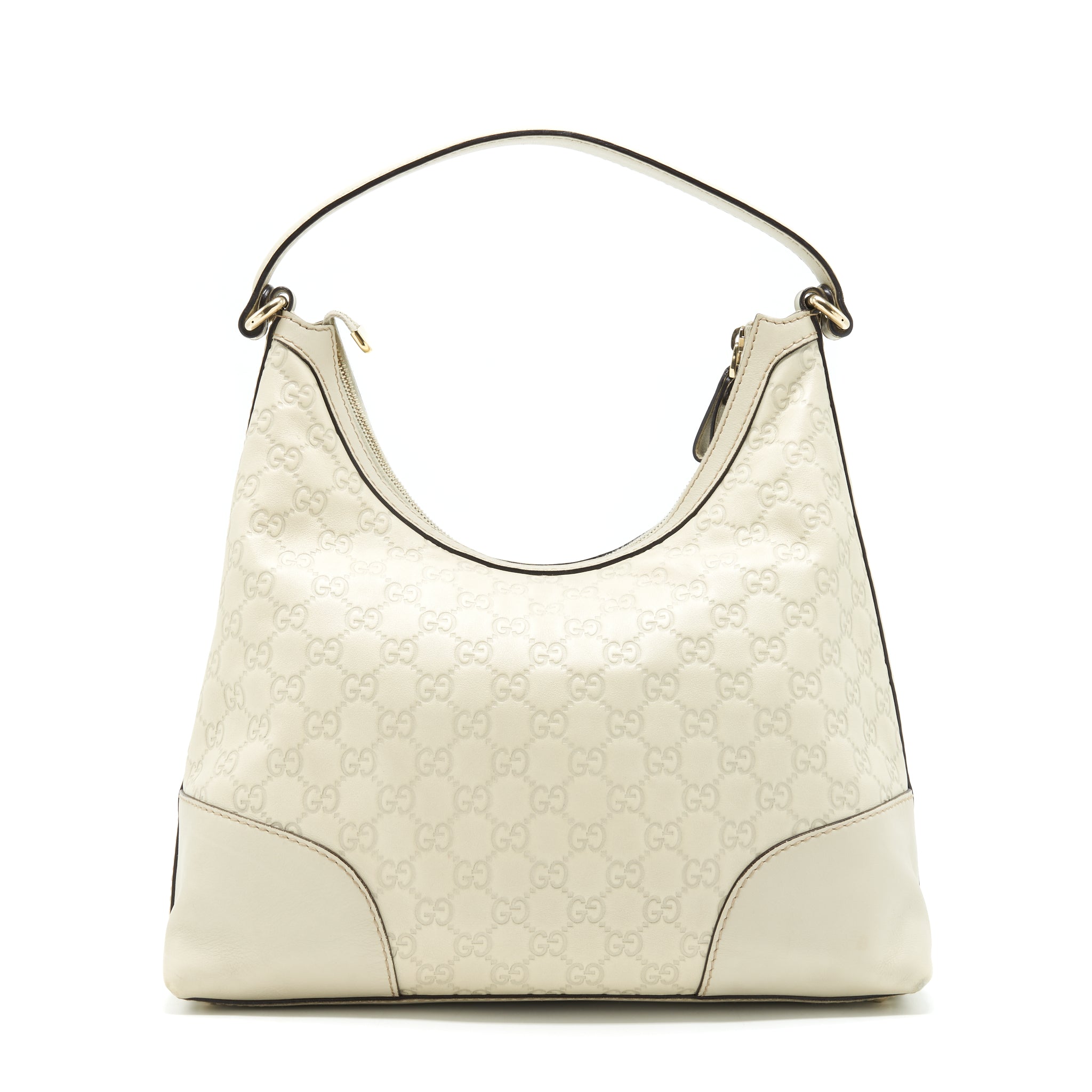 GUCCI VINTAGE SHOULDER BAG WHITE/EXTRA WALLET - Image 2