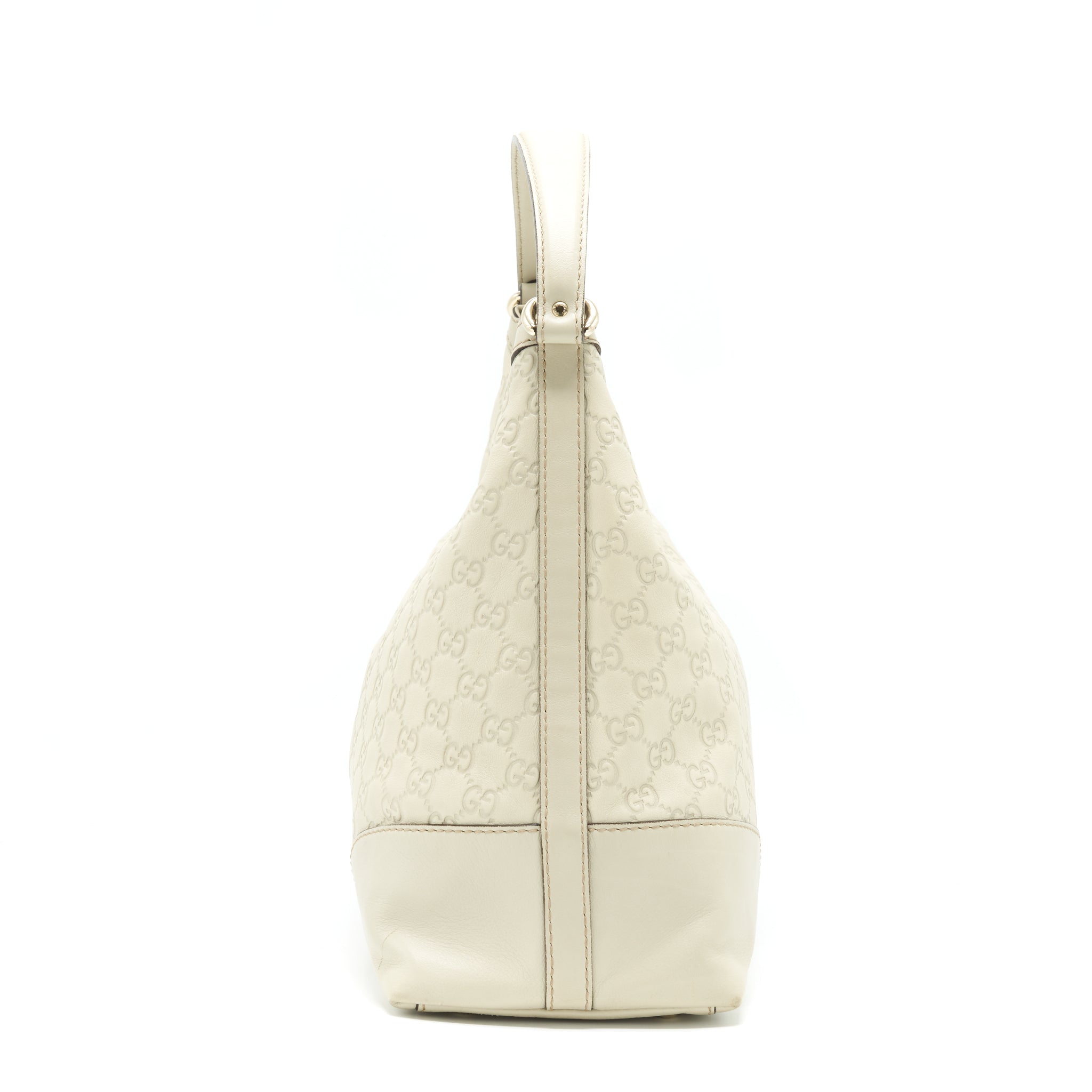 GUCCI VINTAGE SHOULDER BAG WHITE/EXTRA WALLET - Image 3