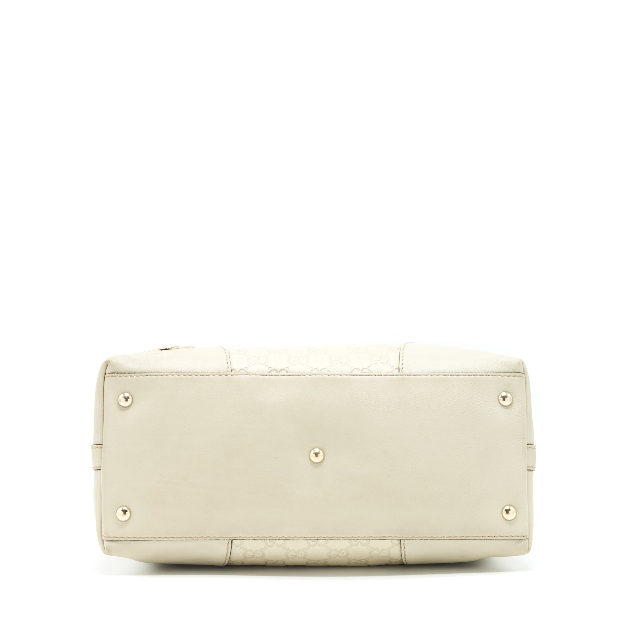 GUCCI VINTAGE SHOULDER BAG WHITE/EXTRA WALLET - Image 5