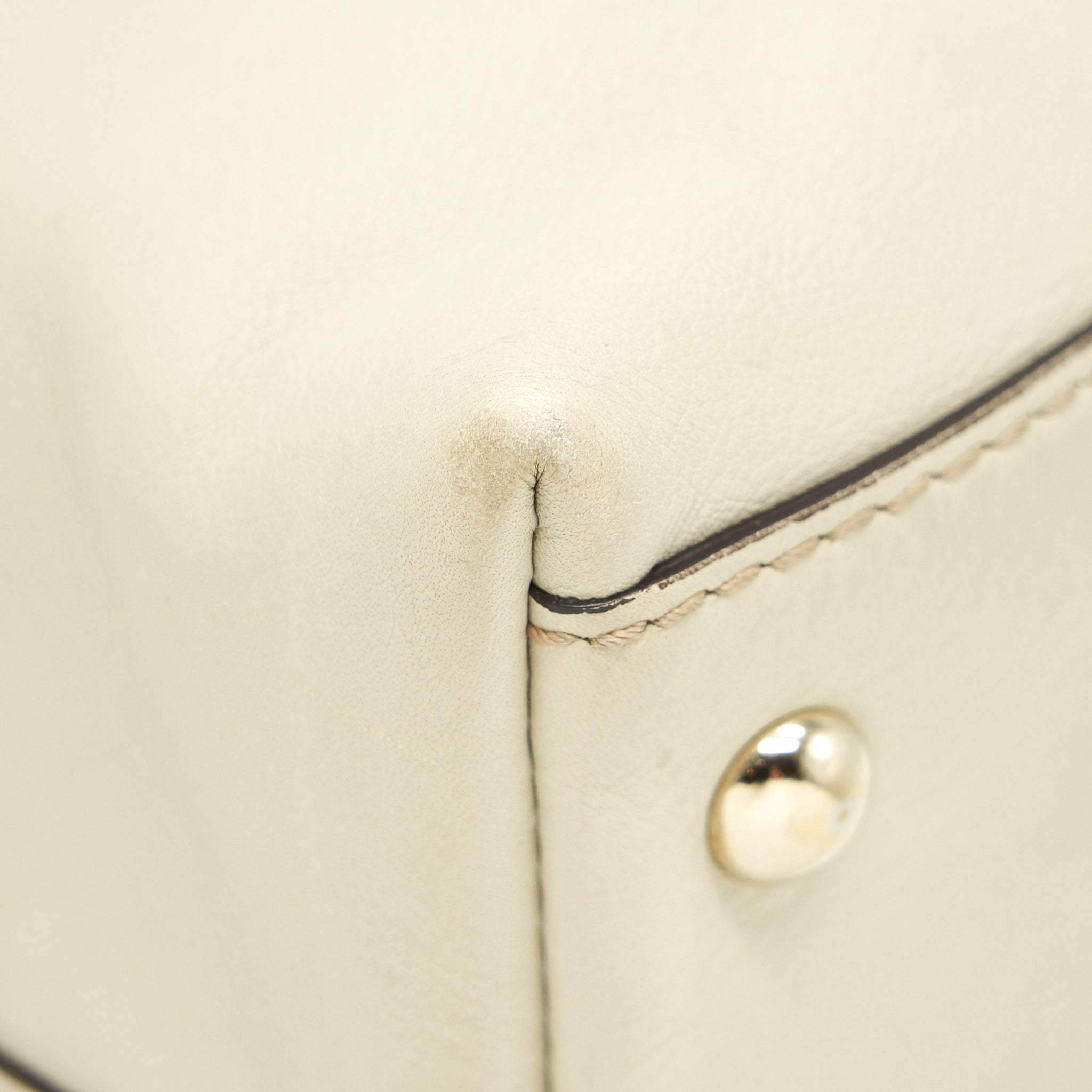 GUCCI VINTAGE SHOULDER BAG WHITE/EXTRA WALLET - Image 10