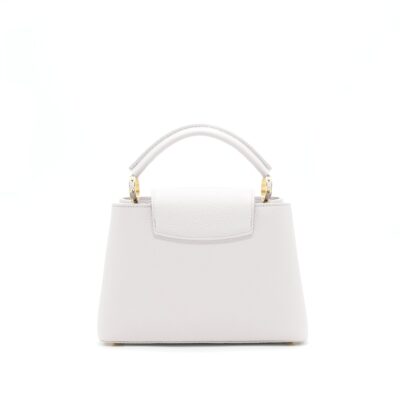 Alternative view of LOUIS VUITTON CAPUCINES BB BRUME GREY GOLD HARWARE WITH ABALONE-SHELL