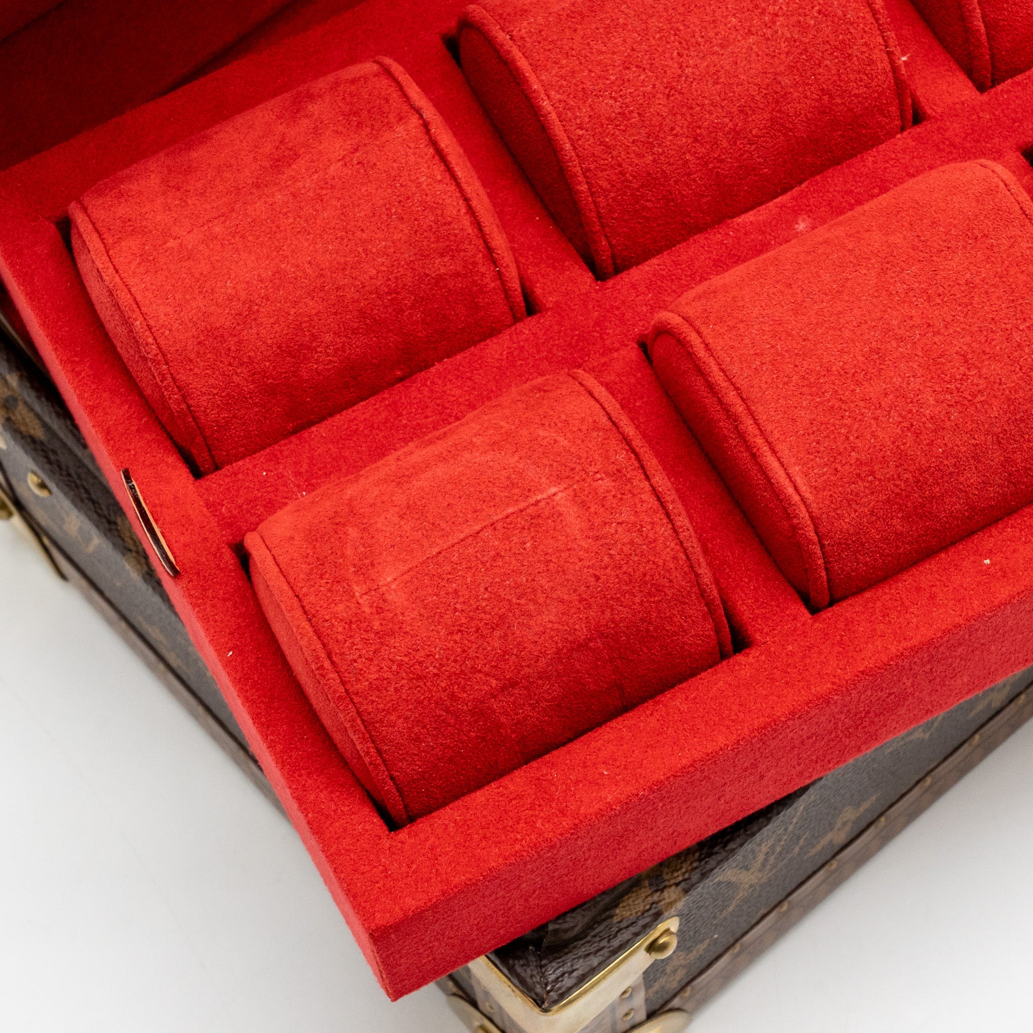 LOUIS VUITTON COFFRET 8 MONTRES MONOGRAM CANVAS / ROUGE FUSION GHW - Image 9