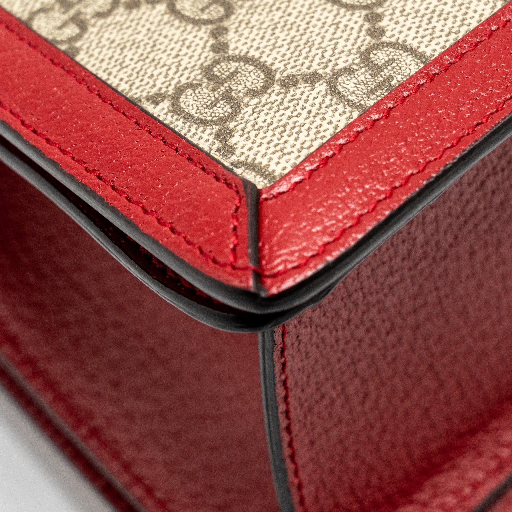 GUCCI QUEEN MARGARET TOP HANDLE BAG GG SUPREME CANVAS RED/ MULTICOLOUR GHW - Image 11