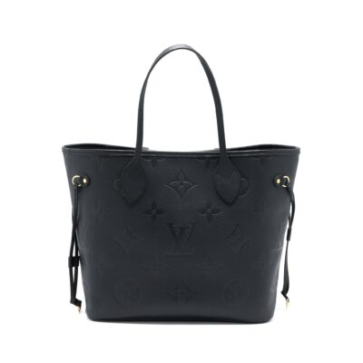 Alternative view of LOUIS VUITTON NEVERFULL MM MONOGRAM EMPREINTE BLACK GHW