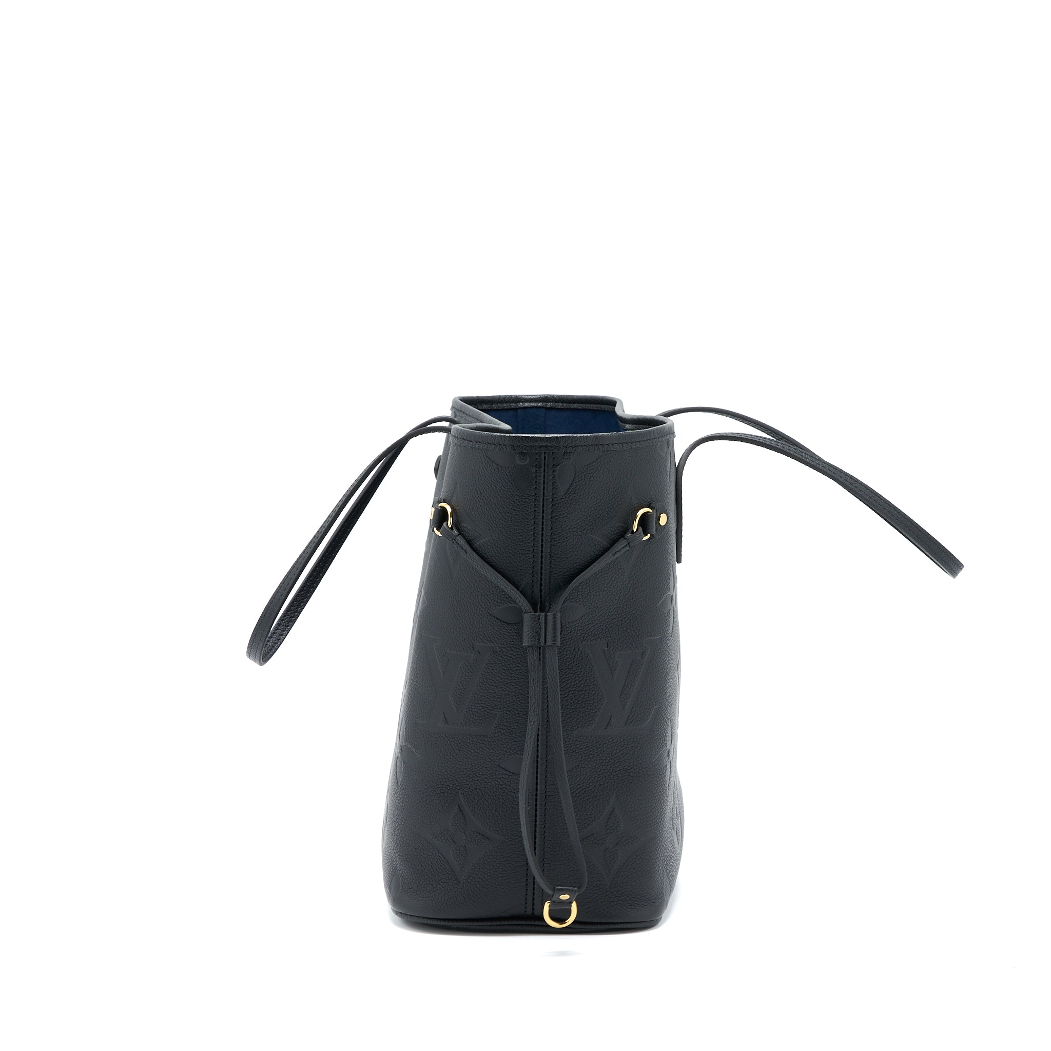 LOUIS VUITTON NEVERFULL MM MONOGRAM EMPREINTE BLACK GHW - Image 3