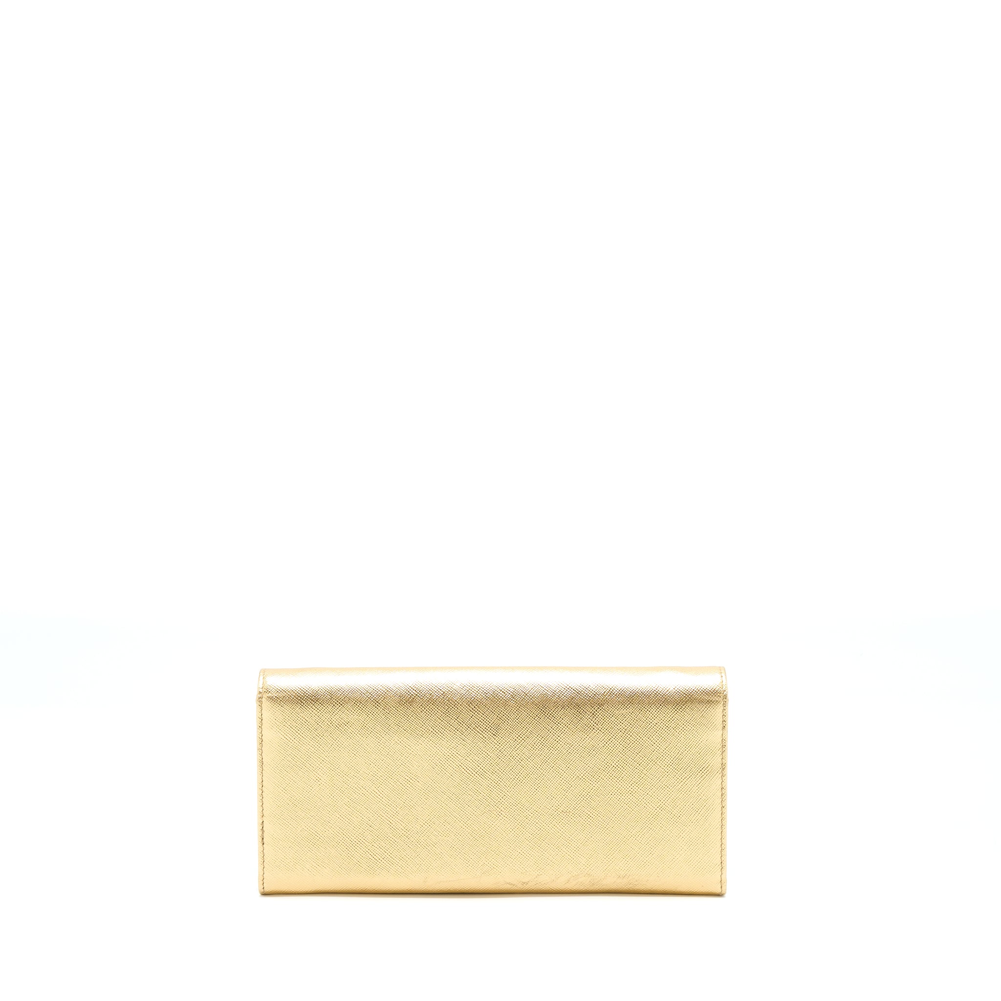PRADA MINI WALLET ON CHAIN GOLD GHW - Image 2